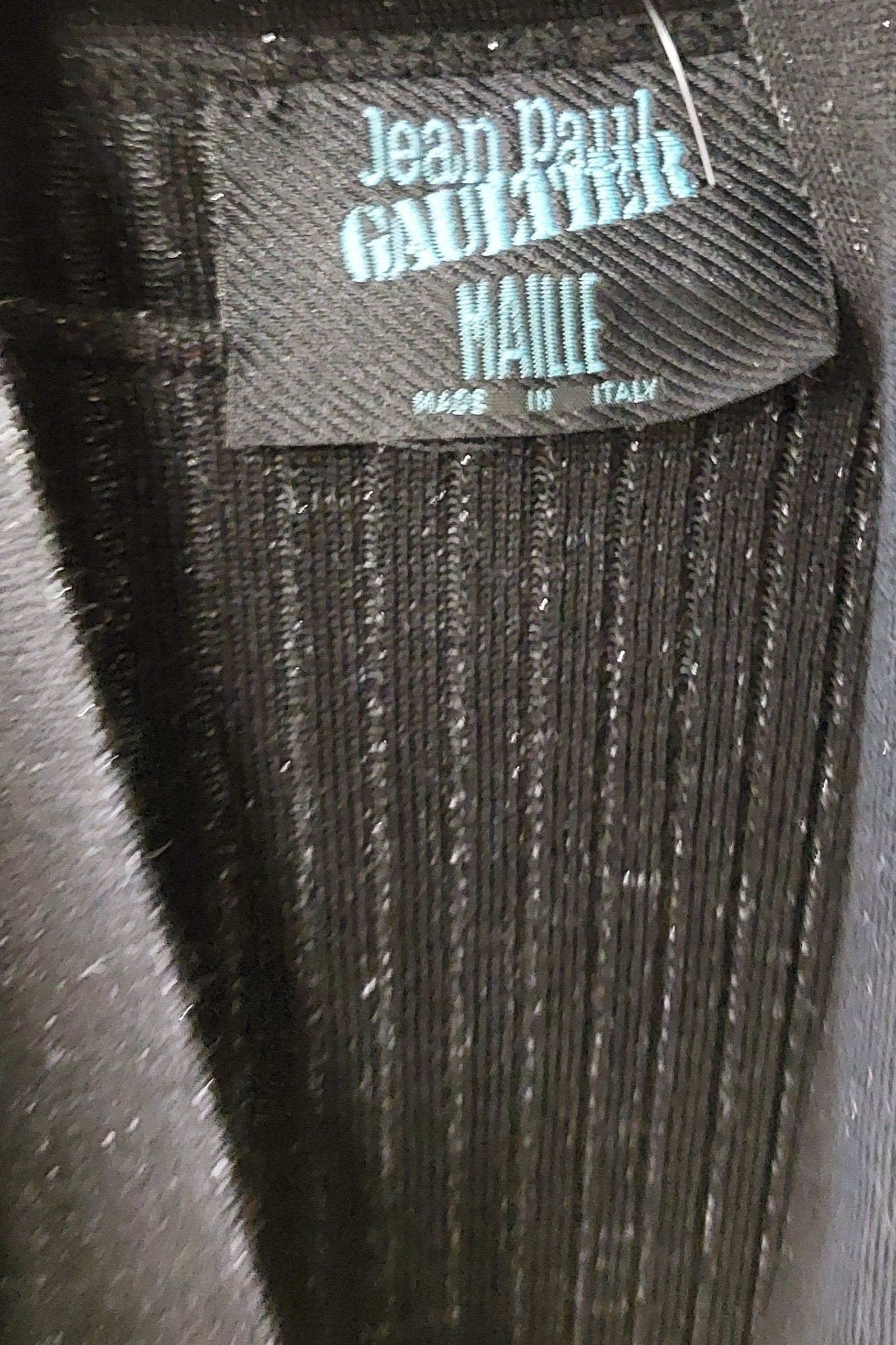 Vintage Woman Black Top with Shapeable Laces - Autumn/Winter 1993