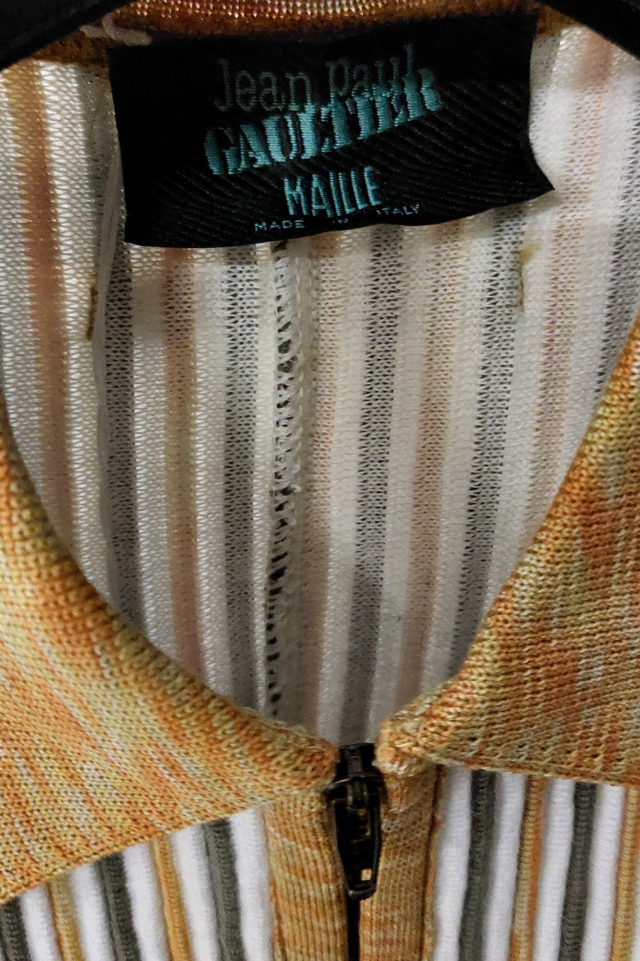 Vintage Woman Striped Polo Shirt - Spring/Summer 1991