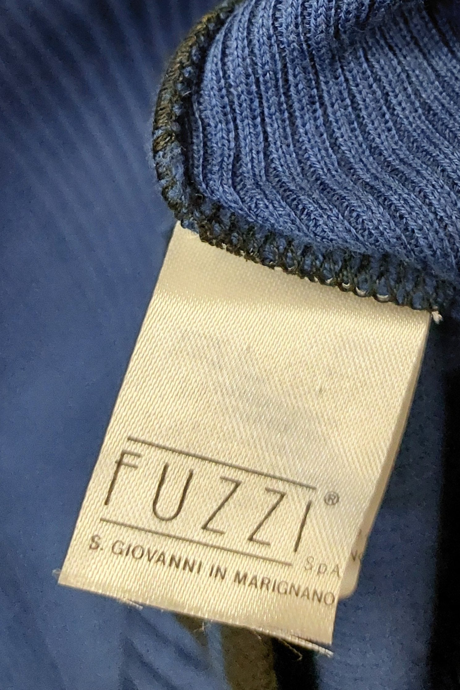 Vintage Woman Blue Knit Polo Top - Spring/Summer 1992