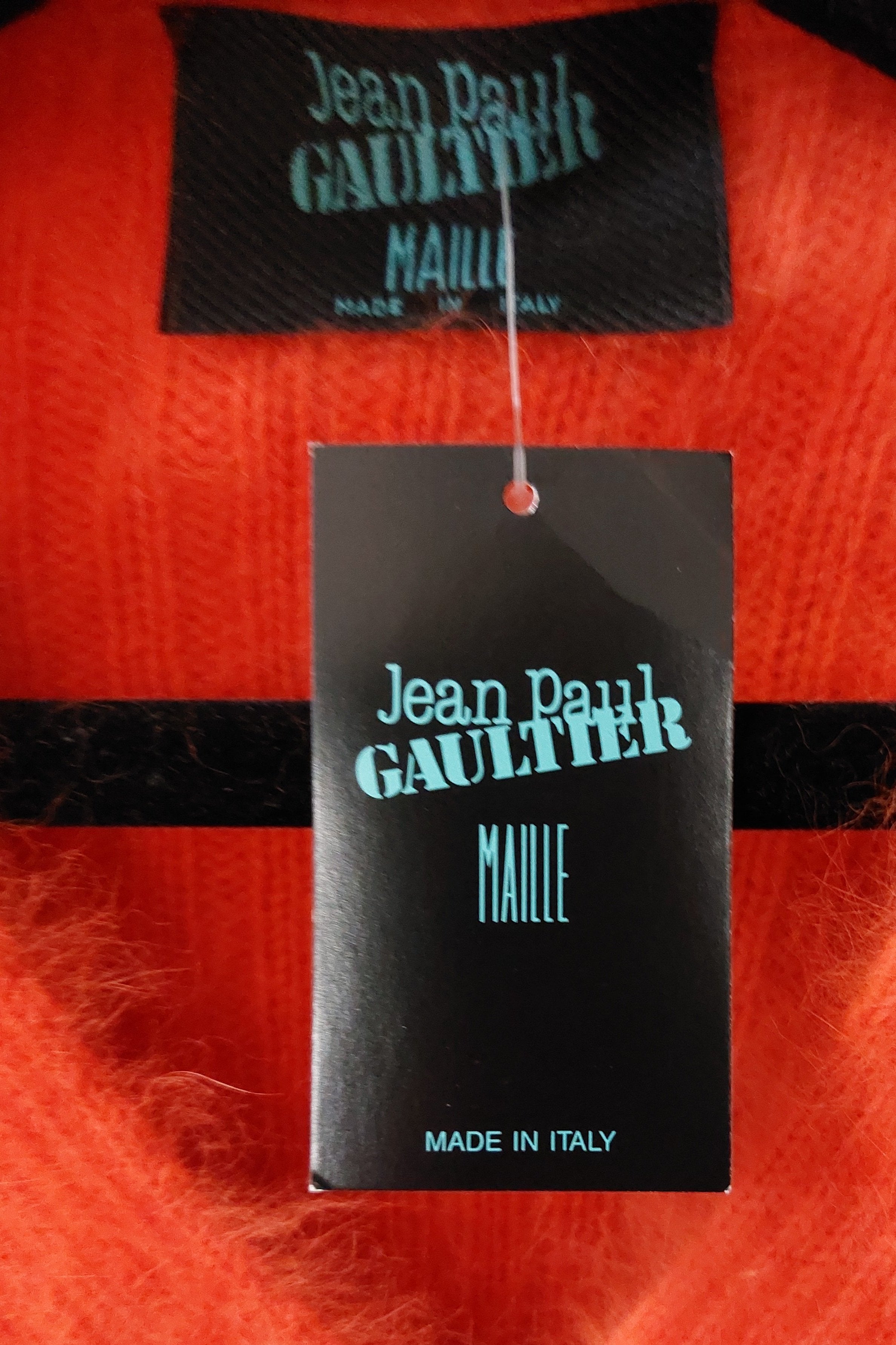Vintage Woman Orange Cardigan - Autumn/Winter 1995