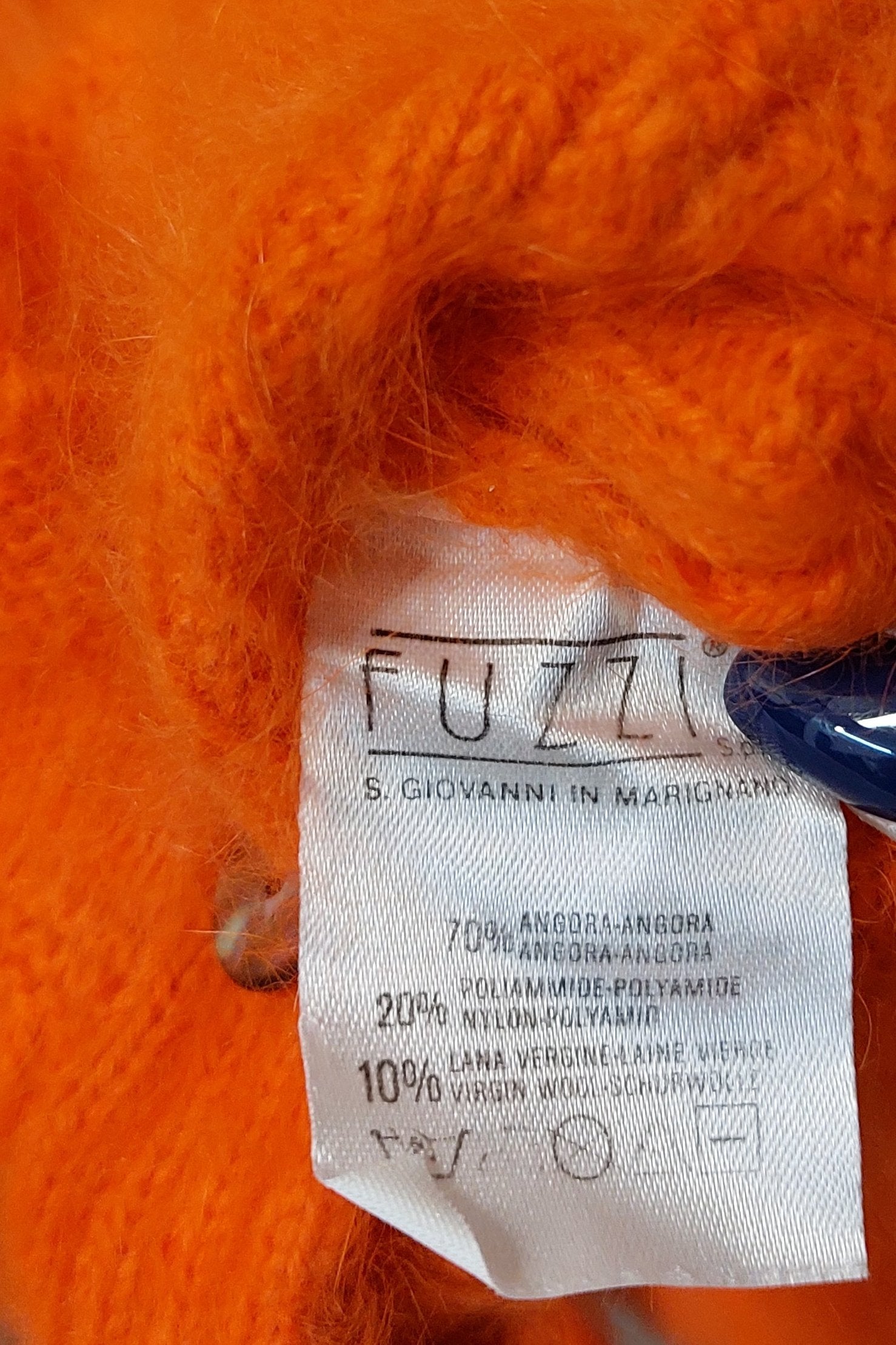 Vintage Woman Orange Cardigan - Autumn/Winter 1995