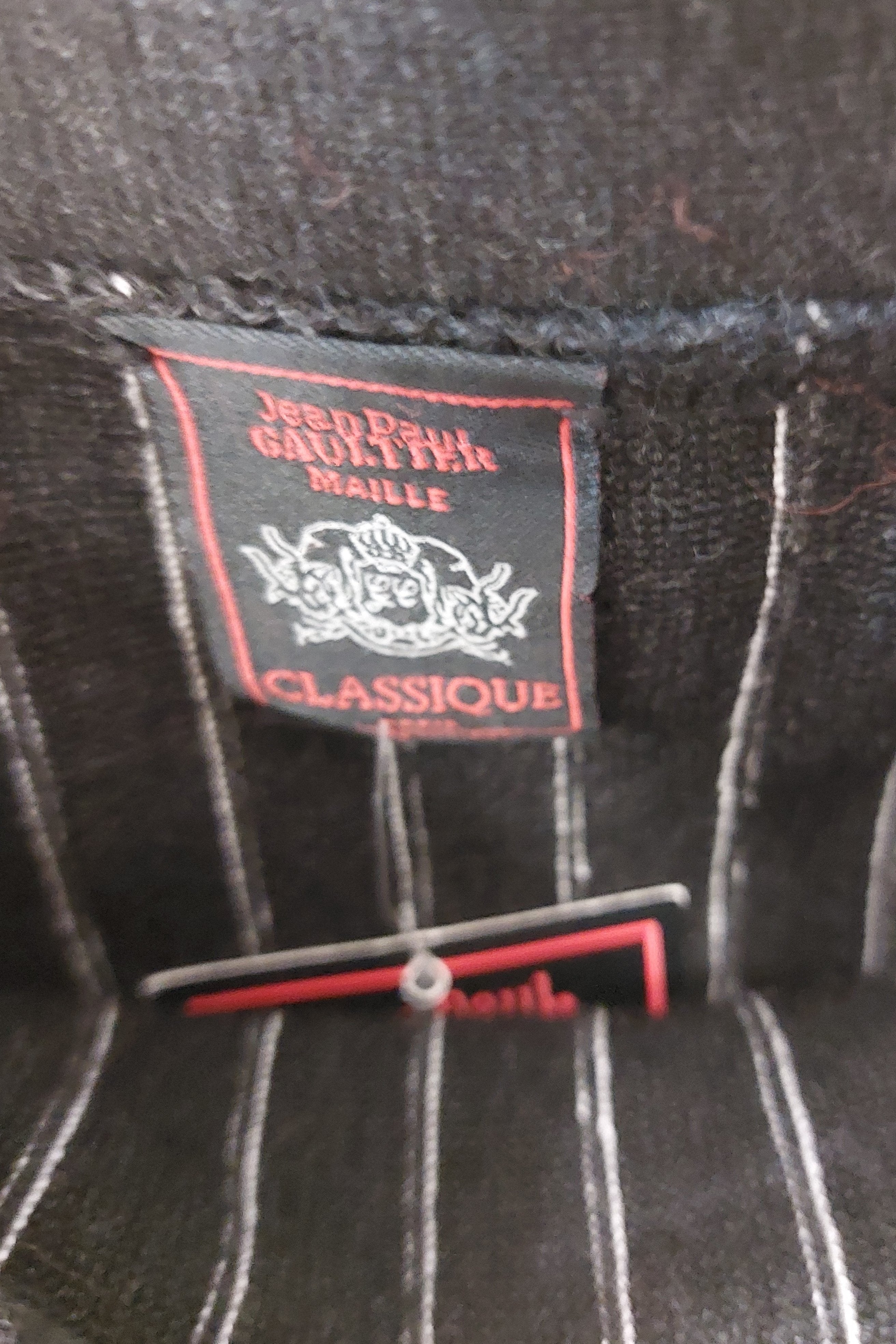 Vintage Woman Pinstripe Wool Skirt - Autumn/Winter 1995