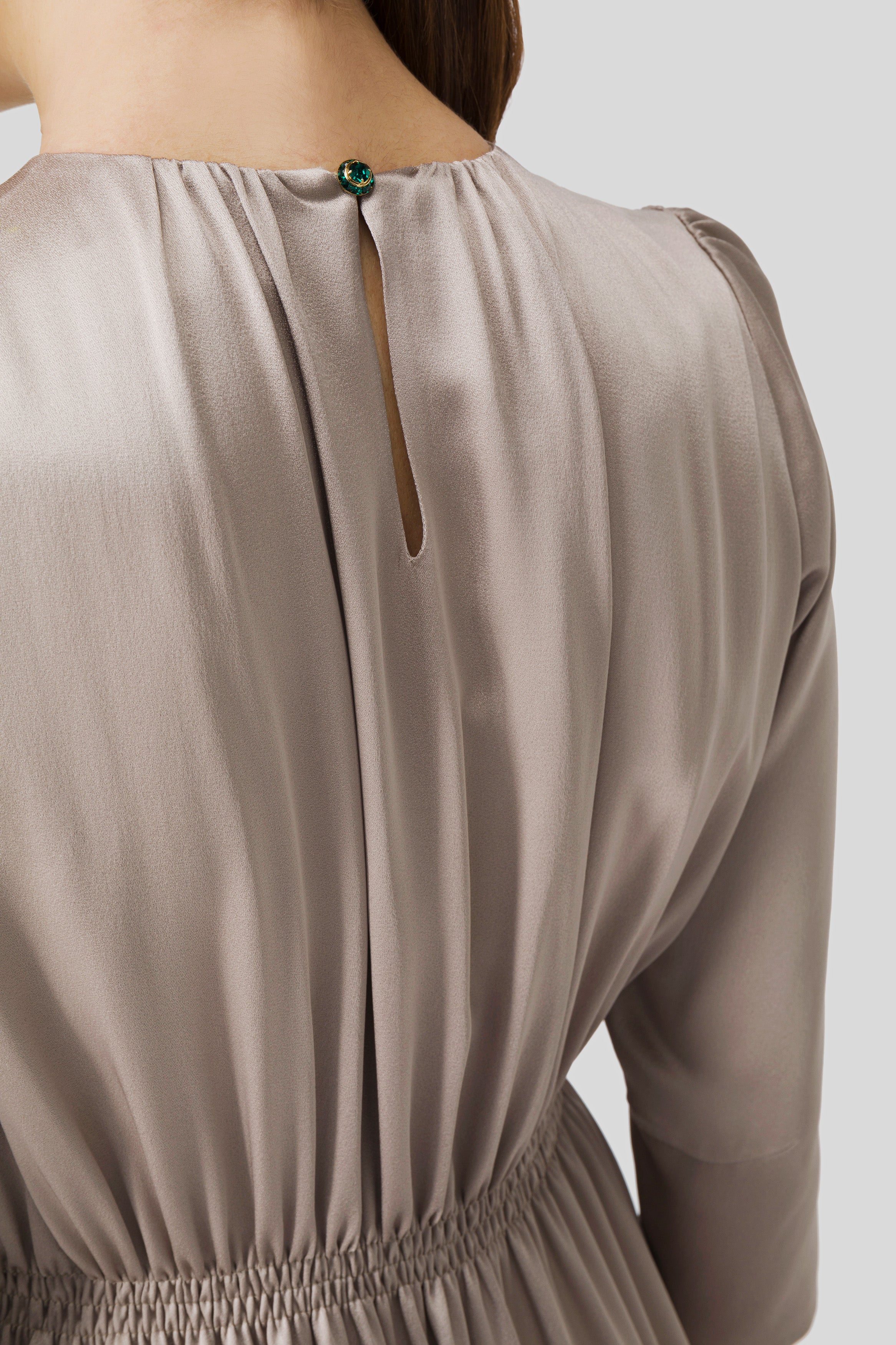 Antonio Croce Agea Ruffle Hem Dress