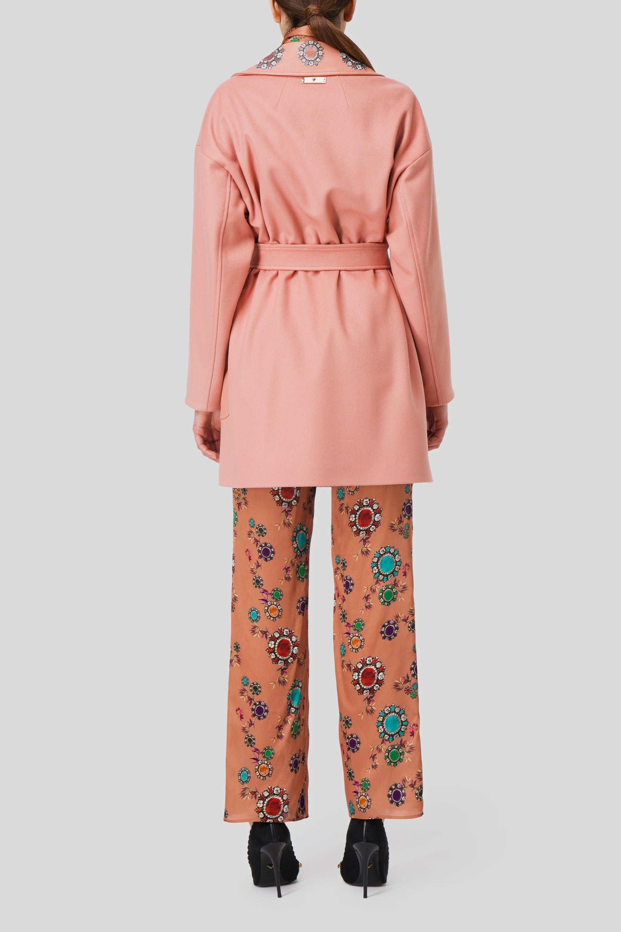 Antonio Croce Carina Jewel-Embellished Embroidered Coat