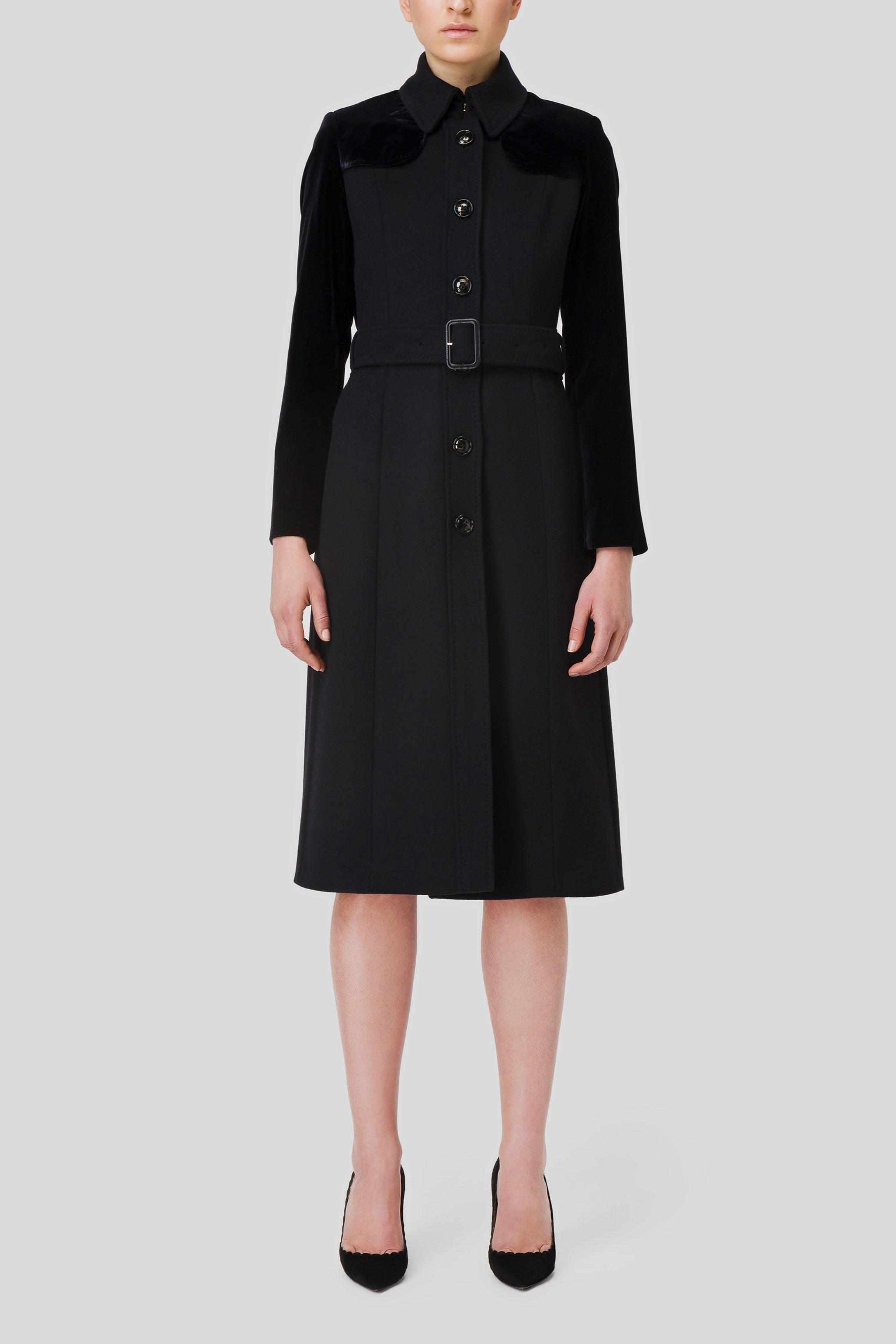 Antonio Croce Casimira Trench Coat Dress