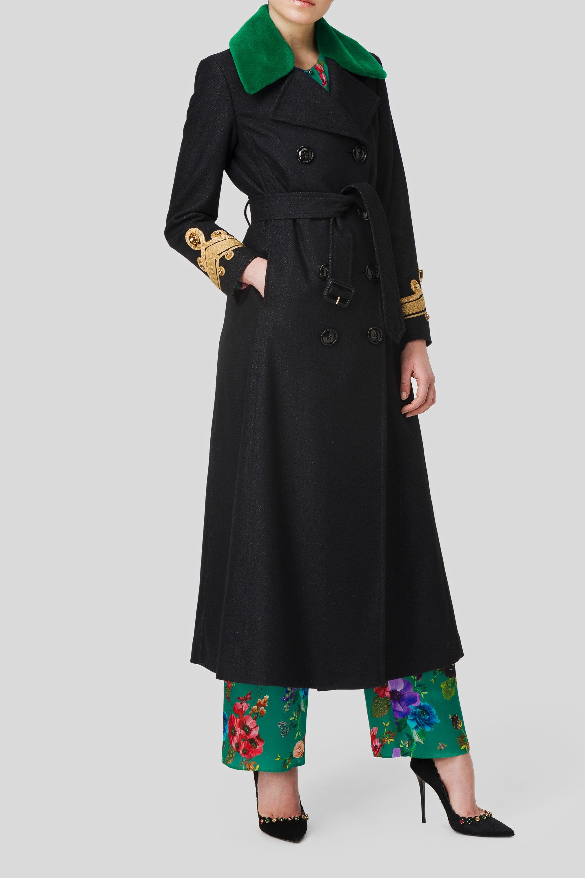 Antonio Croce Coleen Elegant Long Coat