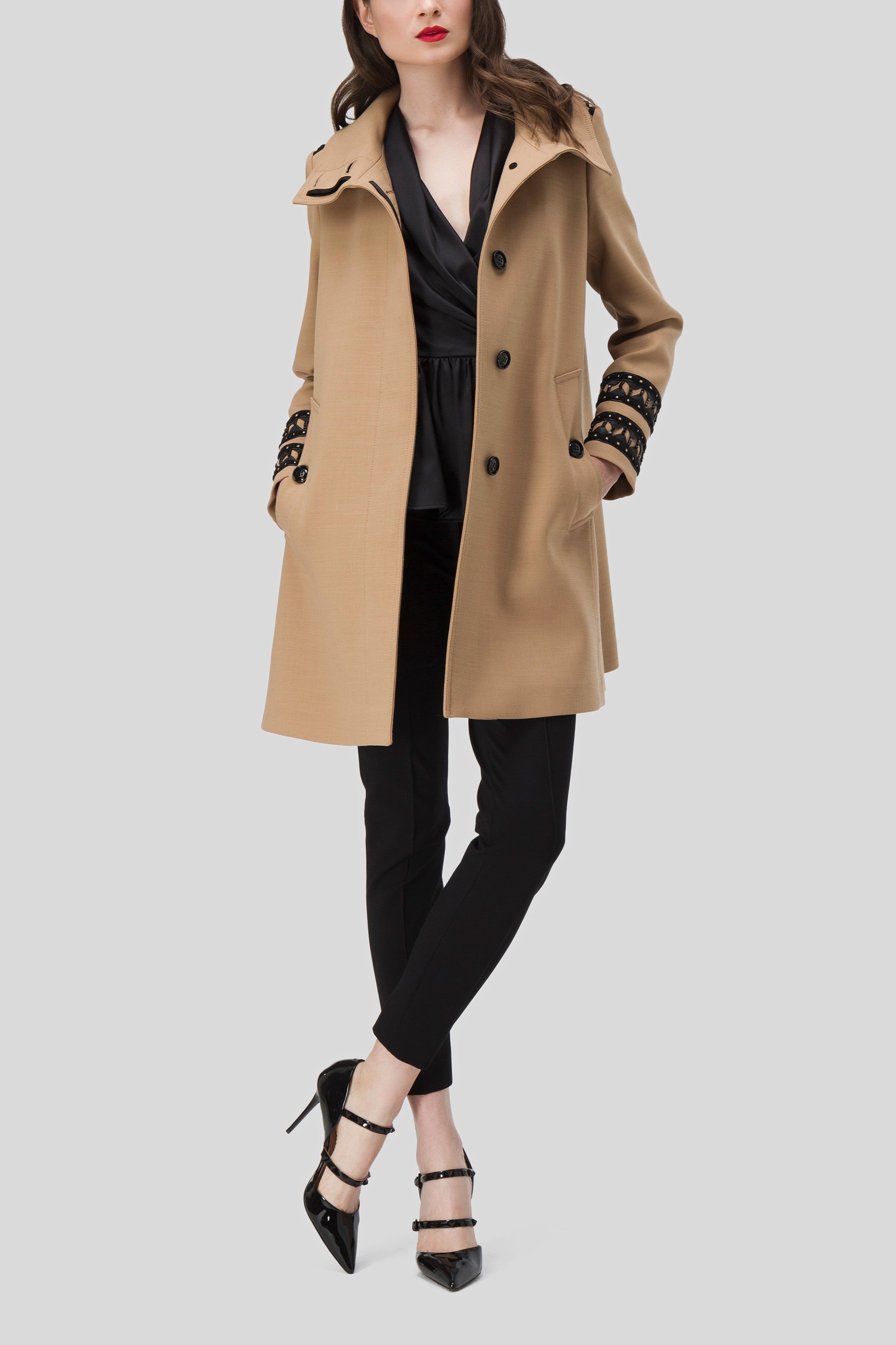 Antonio Croce Coline High-Neck Coat