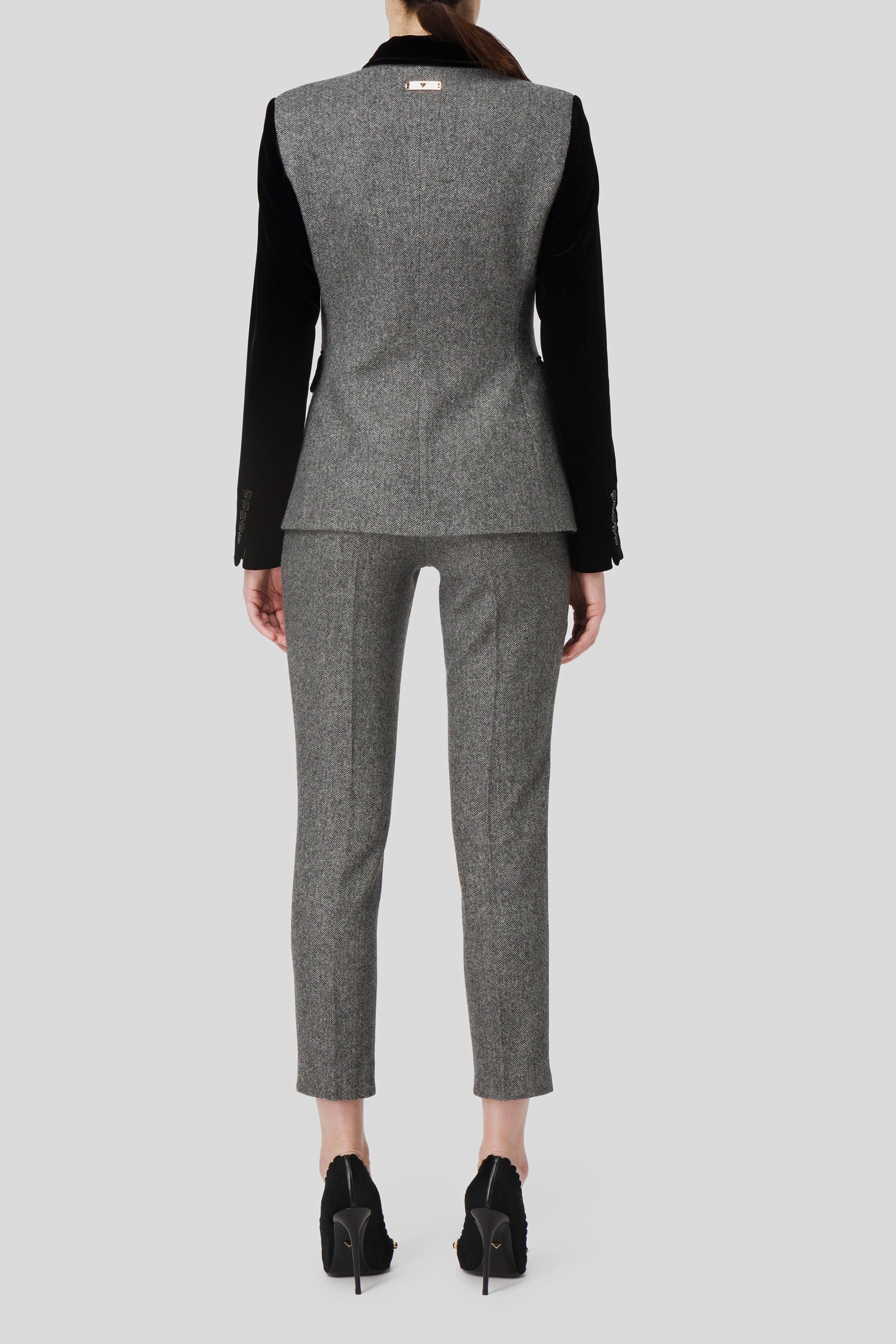 Antonio Croce Griselide Blazer with Velvet Accents