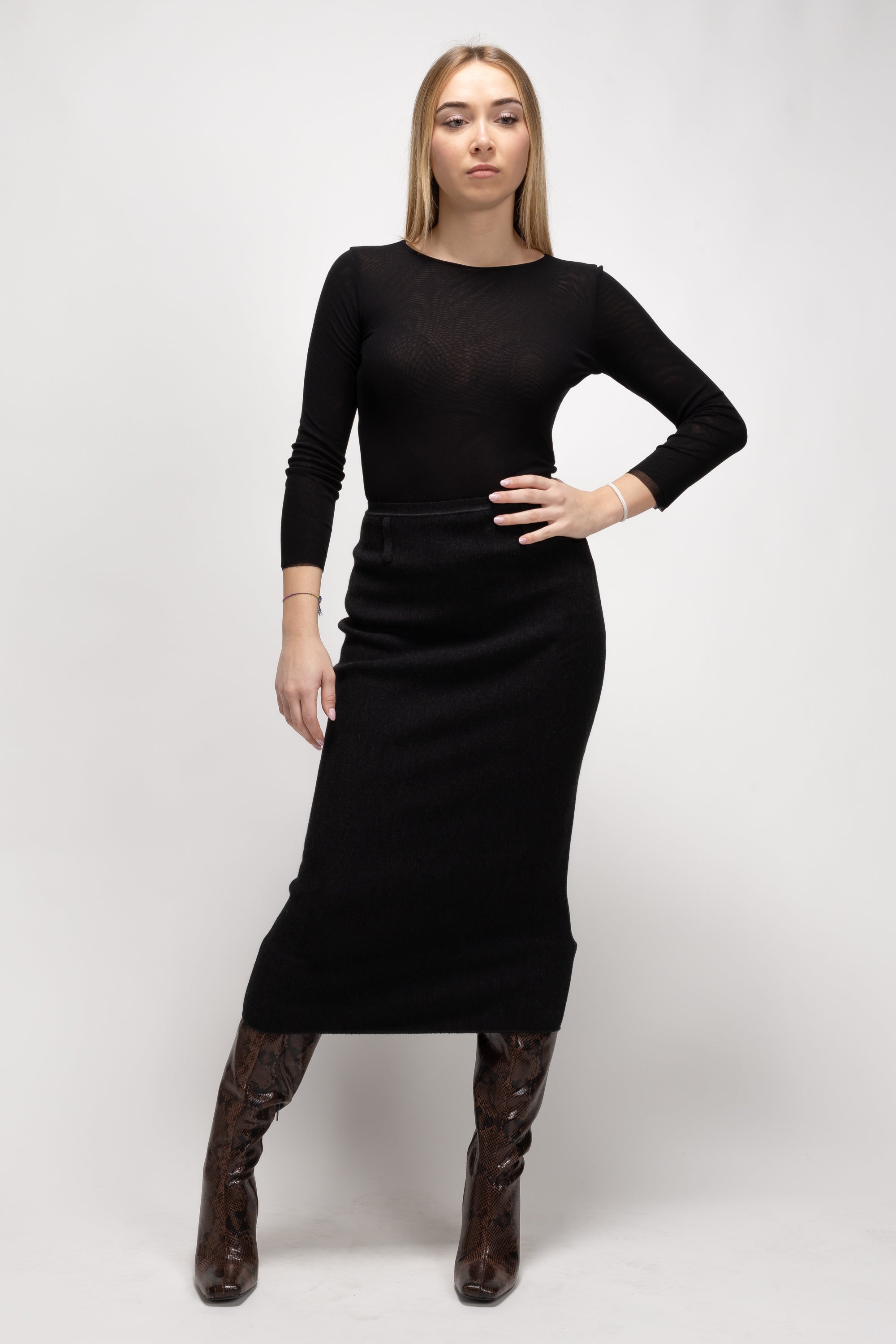 Vintage Woman High-Waisted Skirt - Autumn/Winter 1995