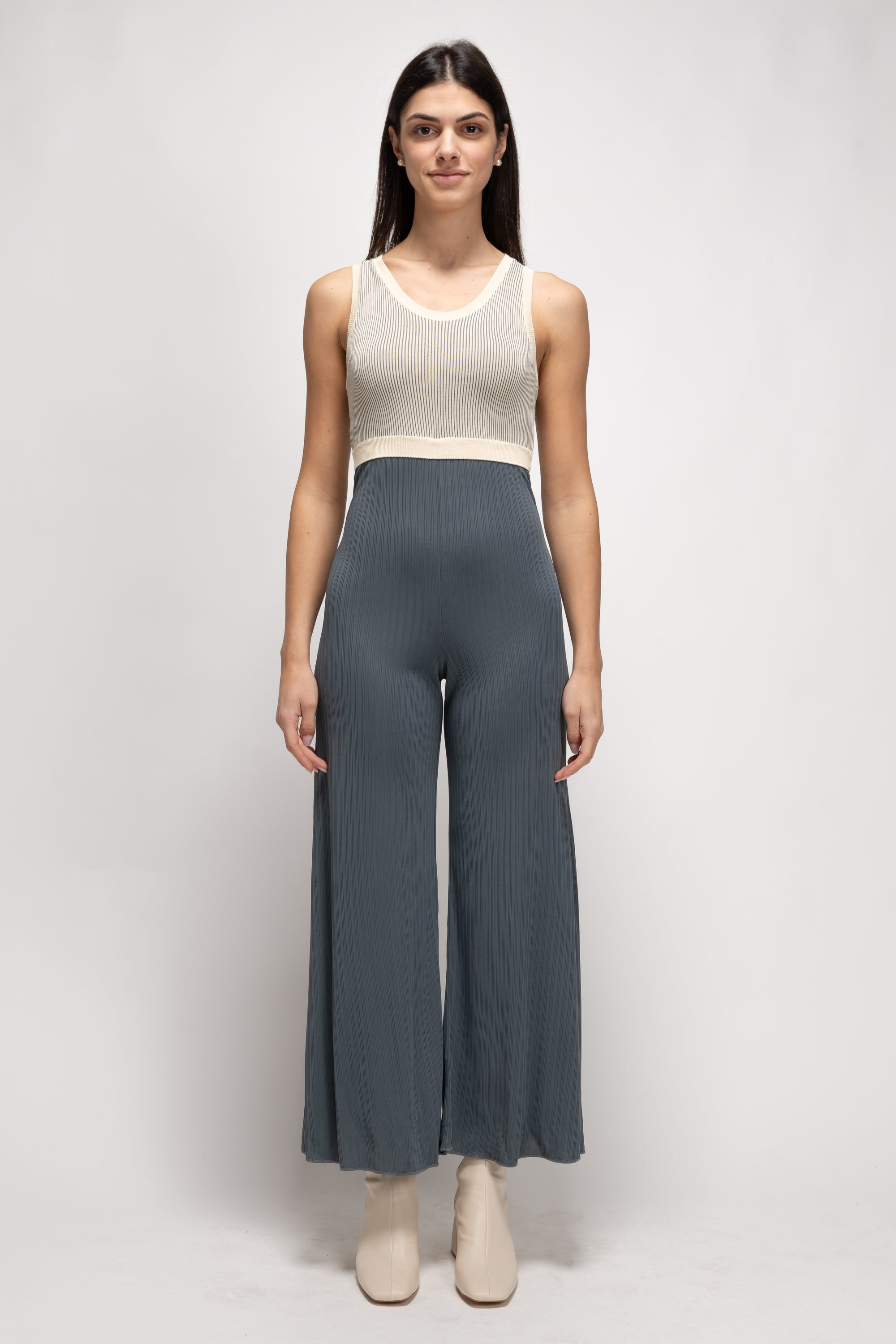 Vintage Woman Wide-Leg Jumpsuit - Spring/Summer 1993