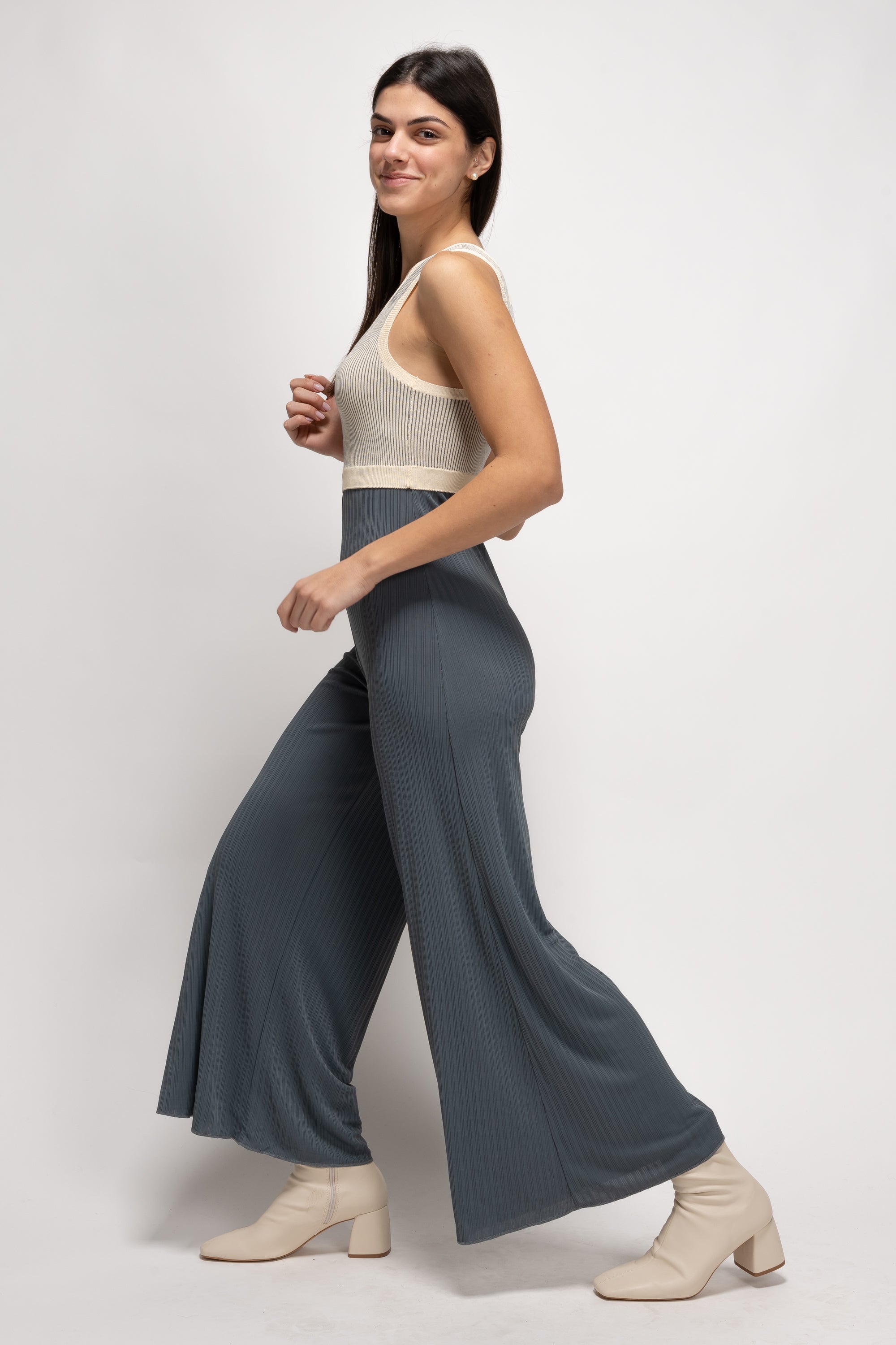 Vintage Woman Wide-Leg Jumpsuit - Spring/Summer 1993