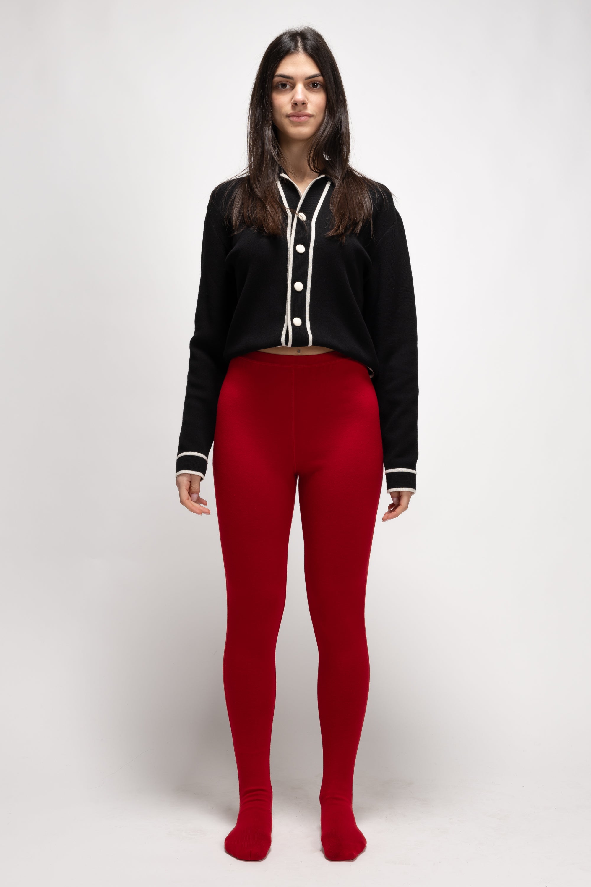Vintage Woman Red Pants - Autumn/Winter 1989