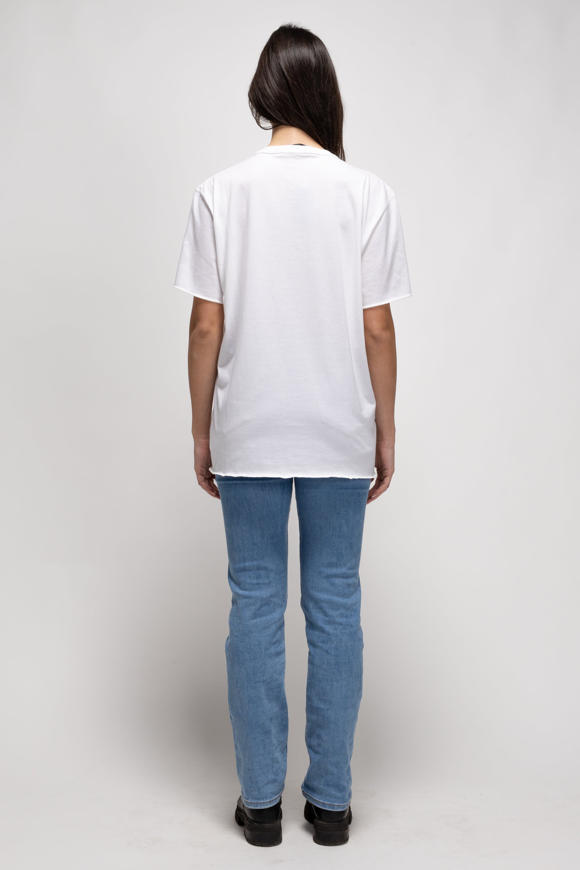 Vintage Woman White Graphic T-Shirt - Spring/Summer 1993
