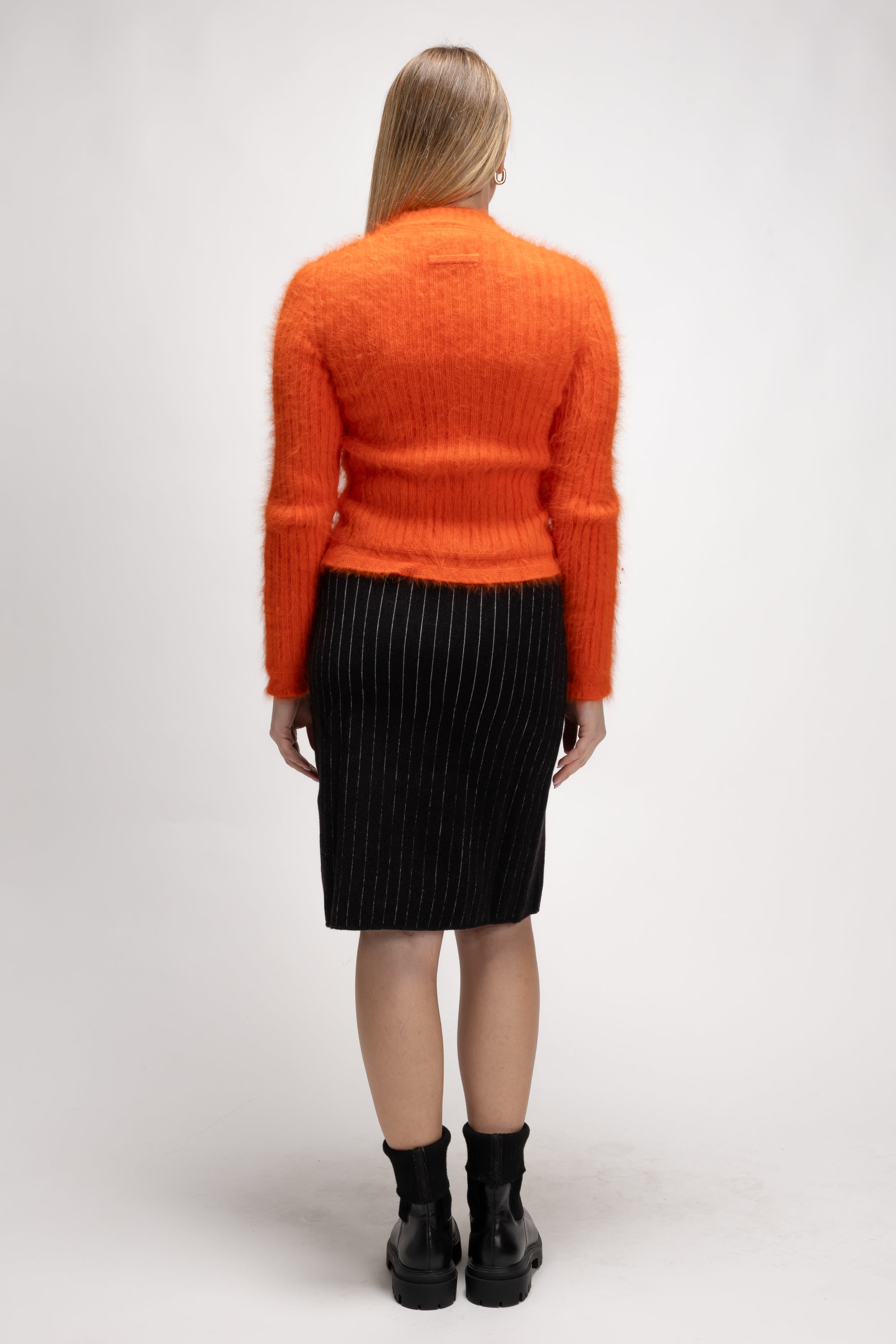 Vintage Woman Orange Cardigan - Autumn/Winter 1995