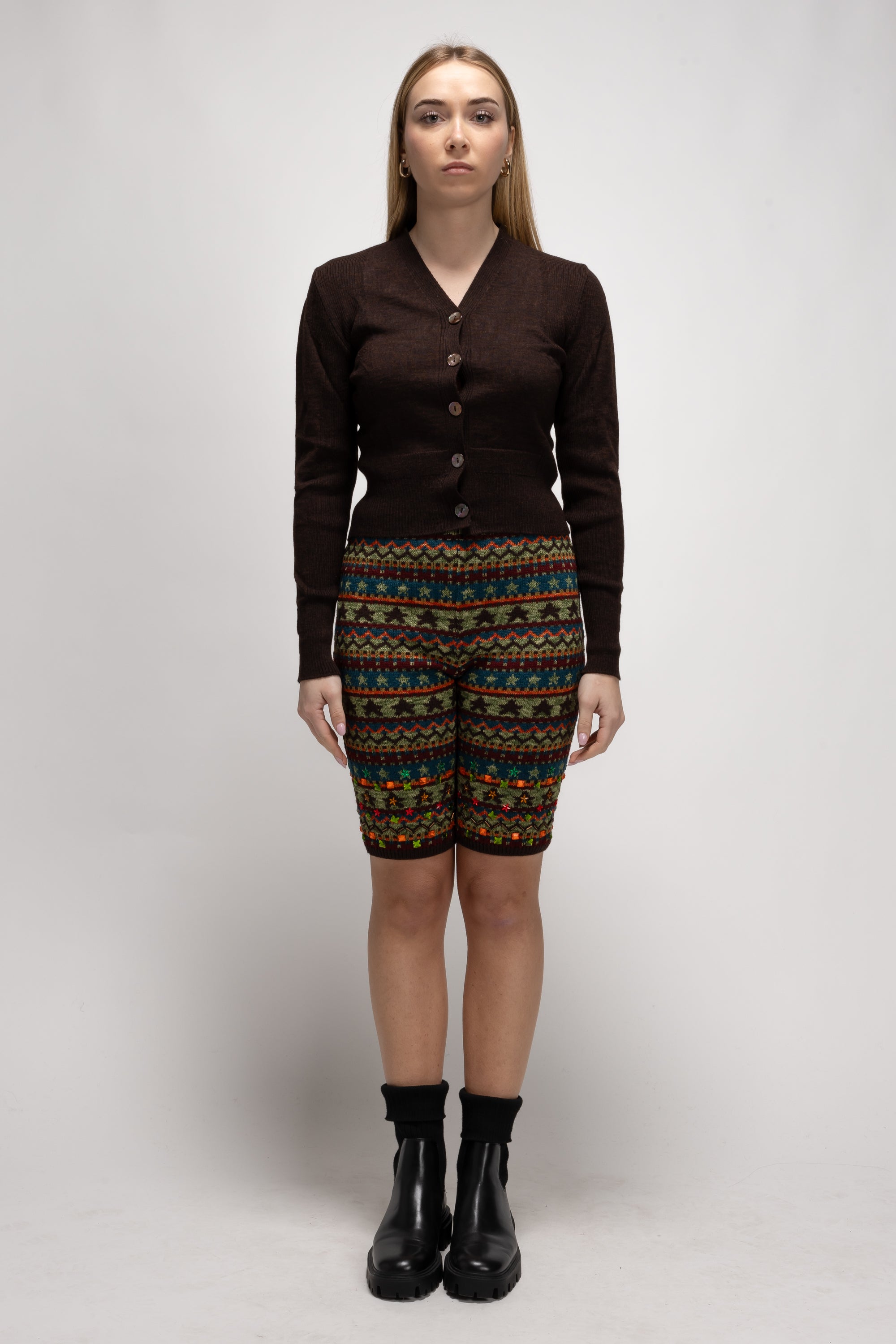 Vintage Woman Brown Cardigan - Autumn/Winter 1995