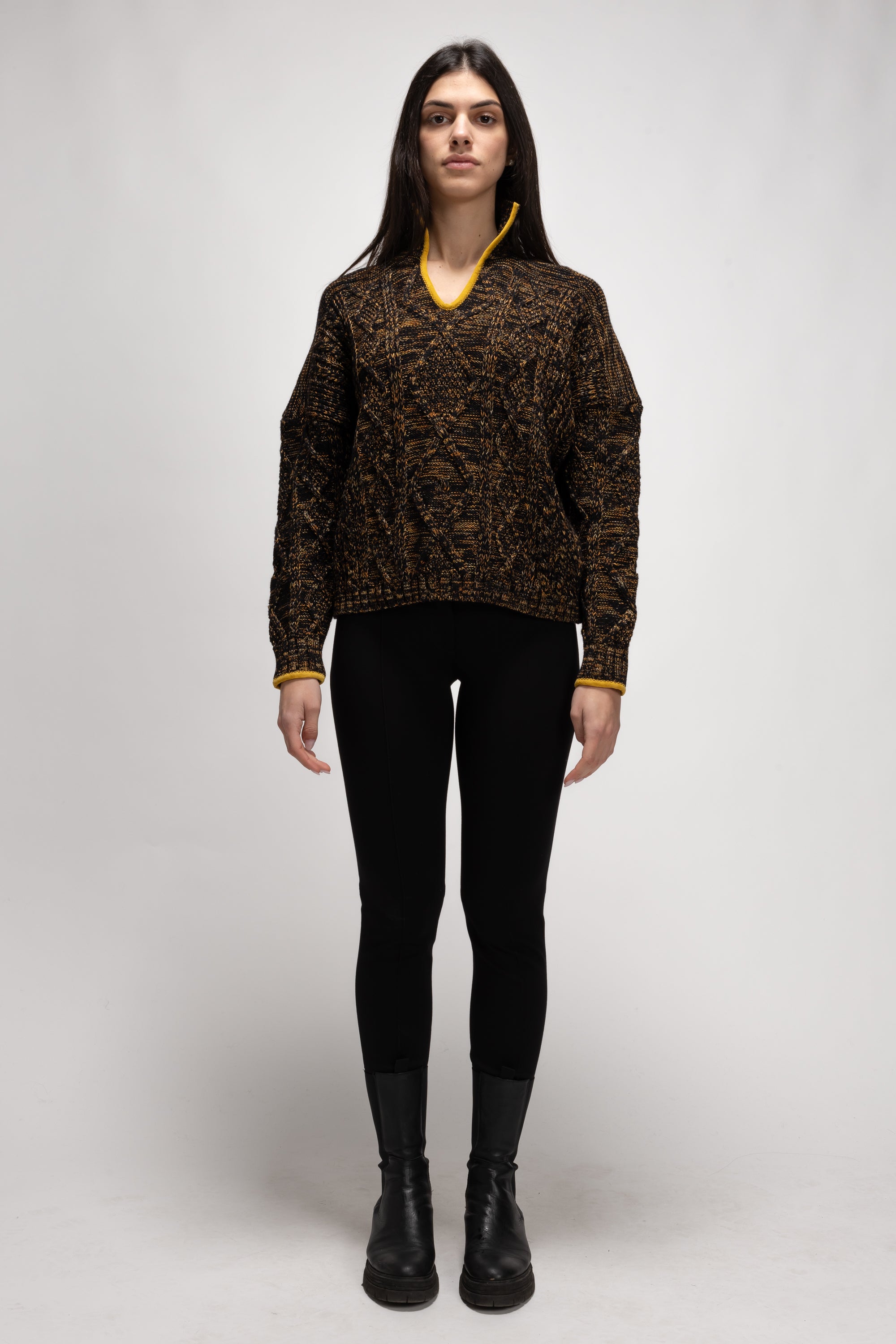Vintage Woman V-Neck Sweater - Autumn/Winter 1992