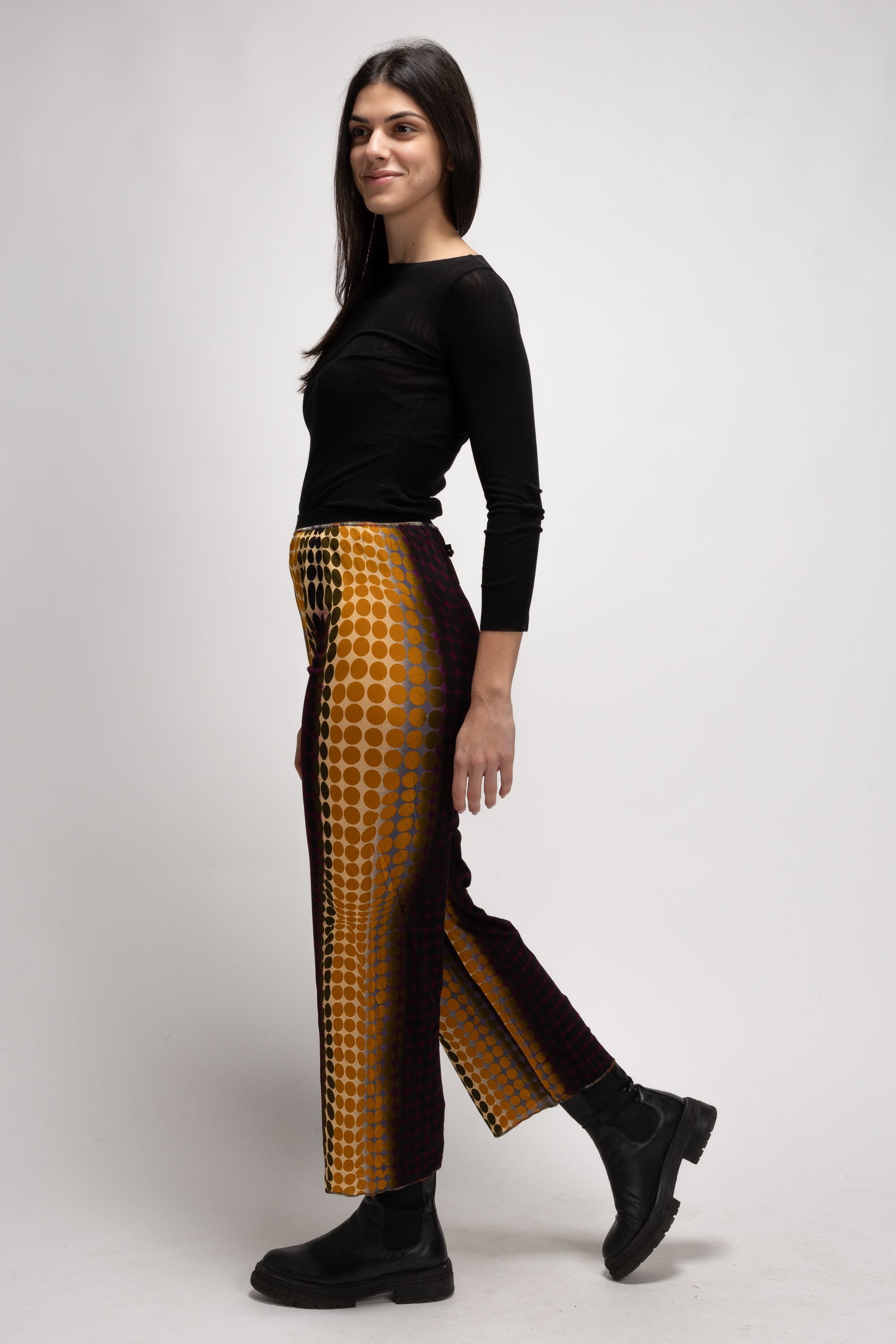 Vintage Woman Patchwork Pants - Autumn/Winter 1995