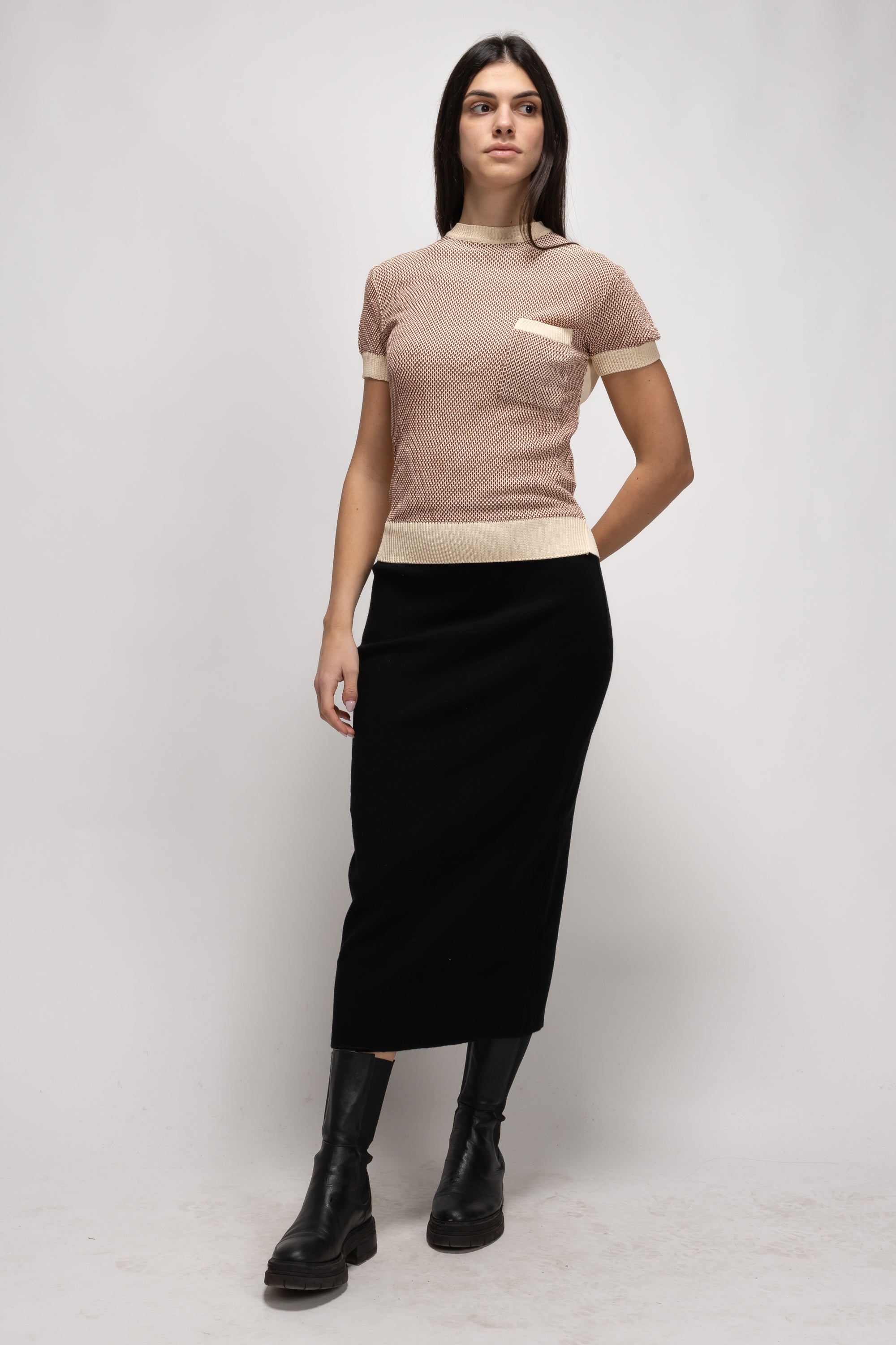 Vintage Woman White Relaxed Fit Top - Spring/Summer 1993