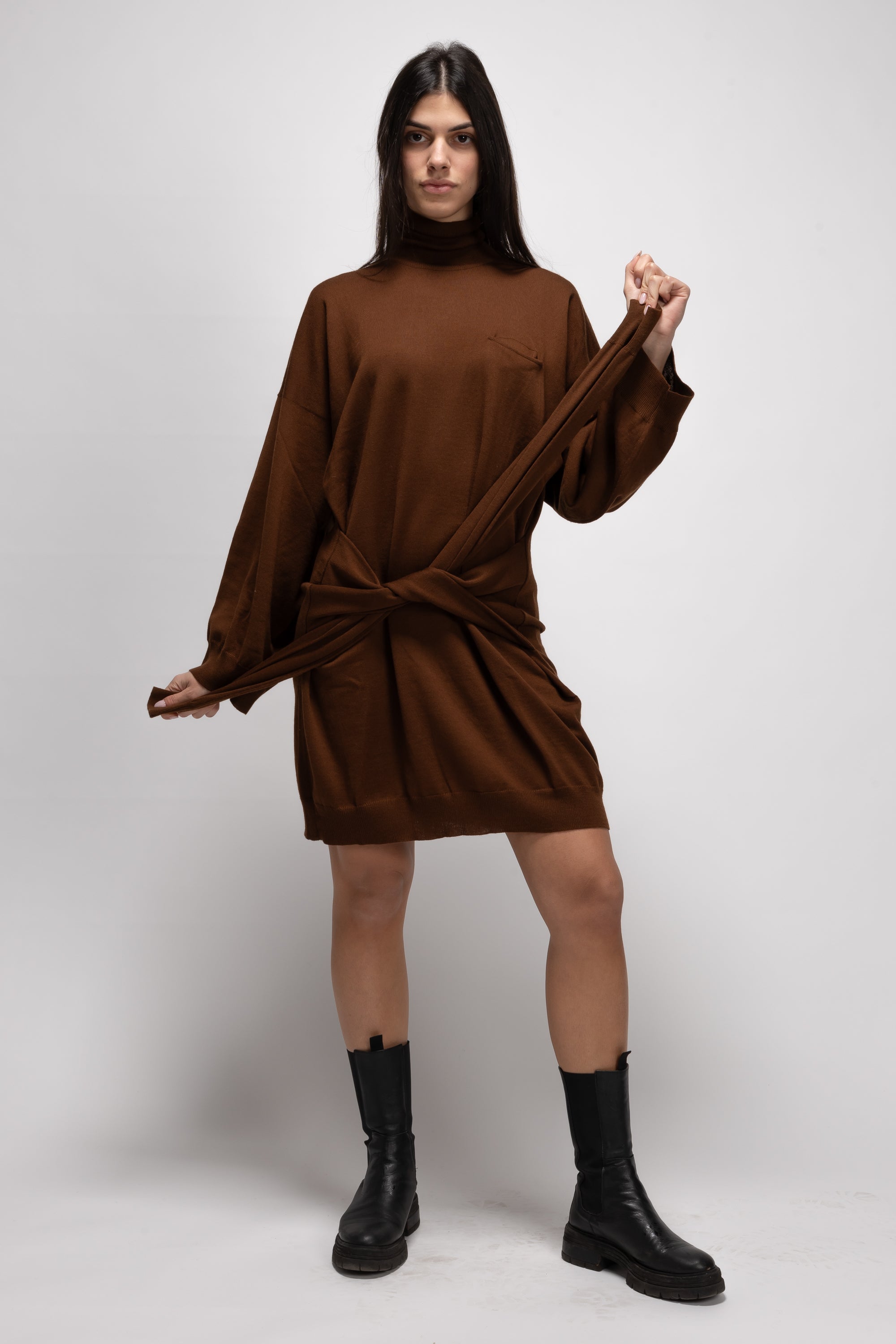Vintage Woman Vintage Oversized Turtleneck Dress - Autumn/Winter 1993