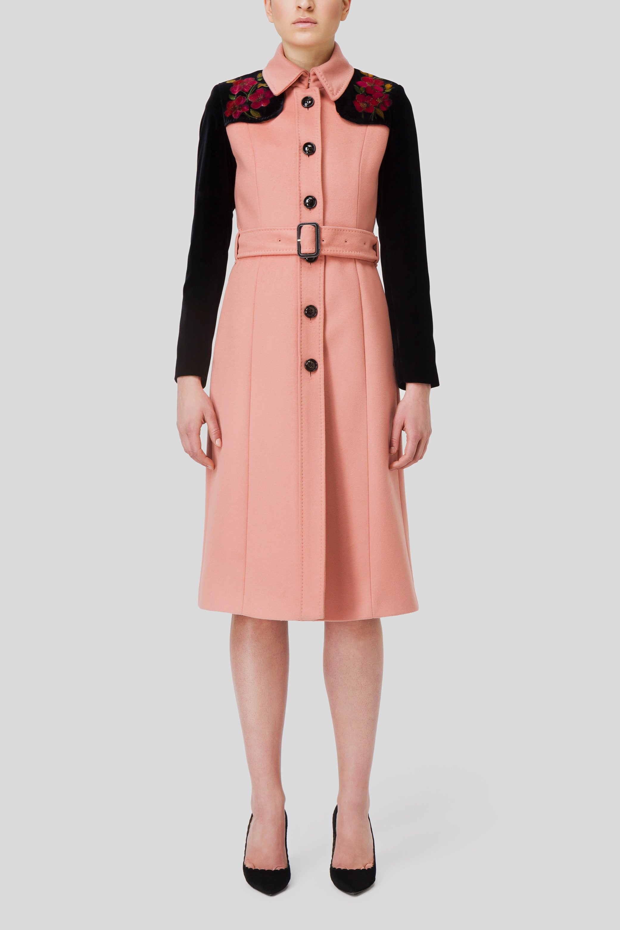 Antonio Croce Casimira Trench Coat Dress