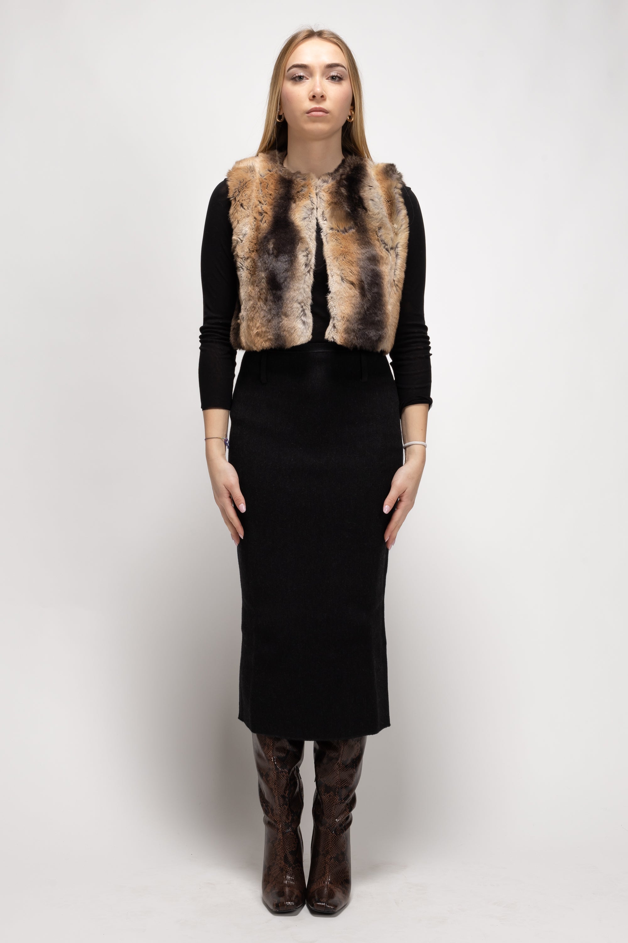 Vintage Woman Fur Vest - Autumn/Winter 1993