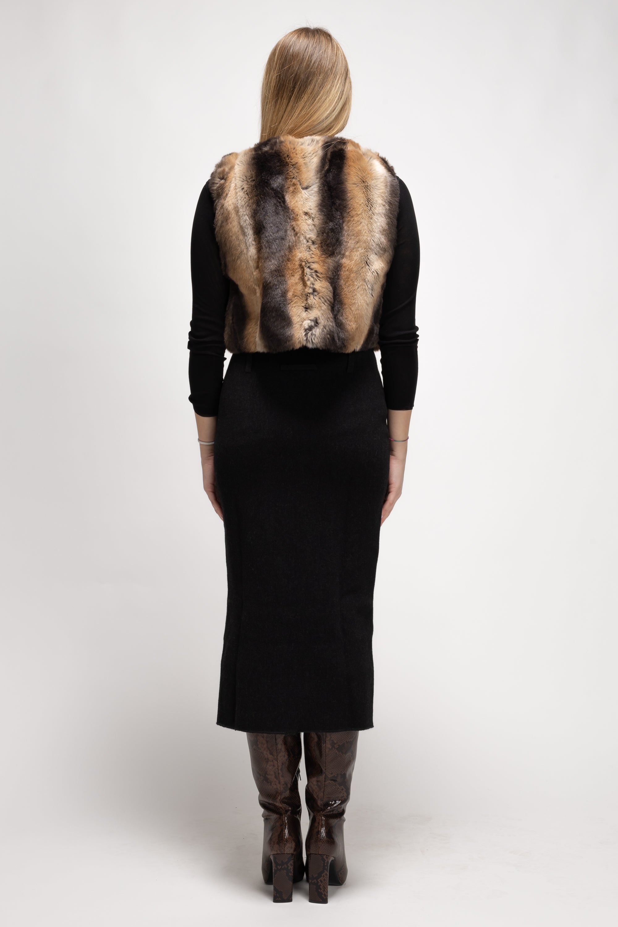 Vintage Woman Fur Vest - Autumn/Winter 1993