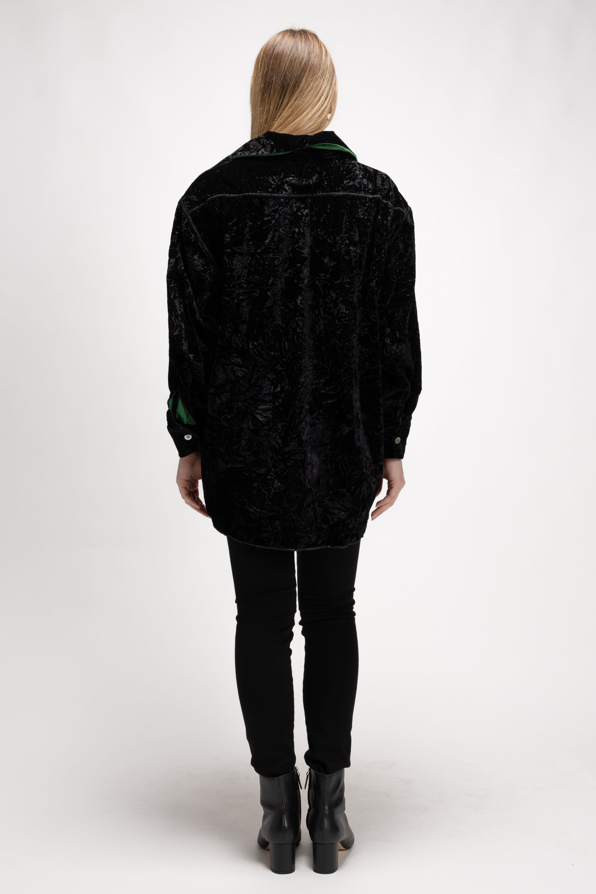 Vintage Woman Velvet Overshirt/Jacket - Autumn/Winter 1993
