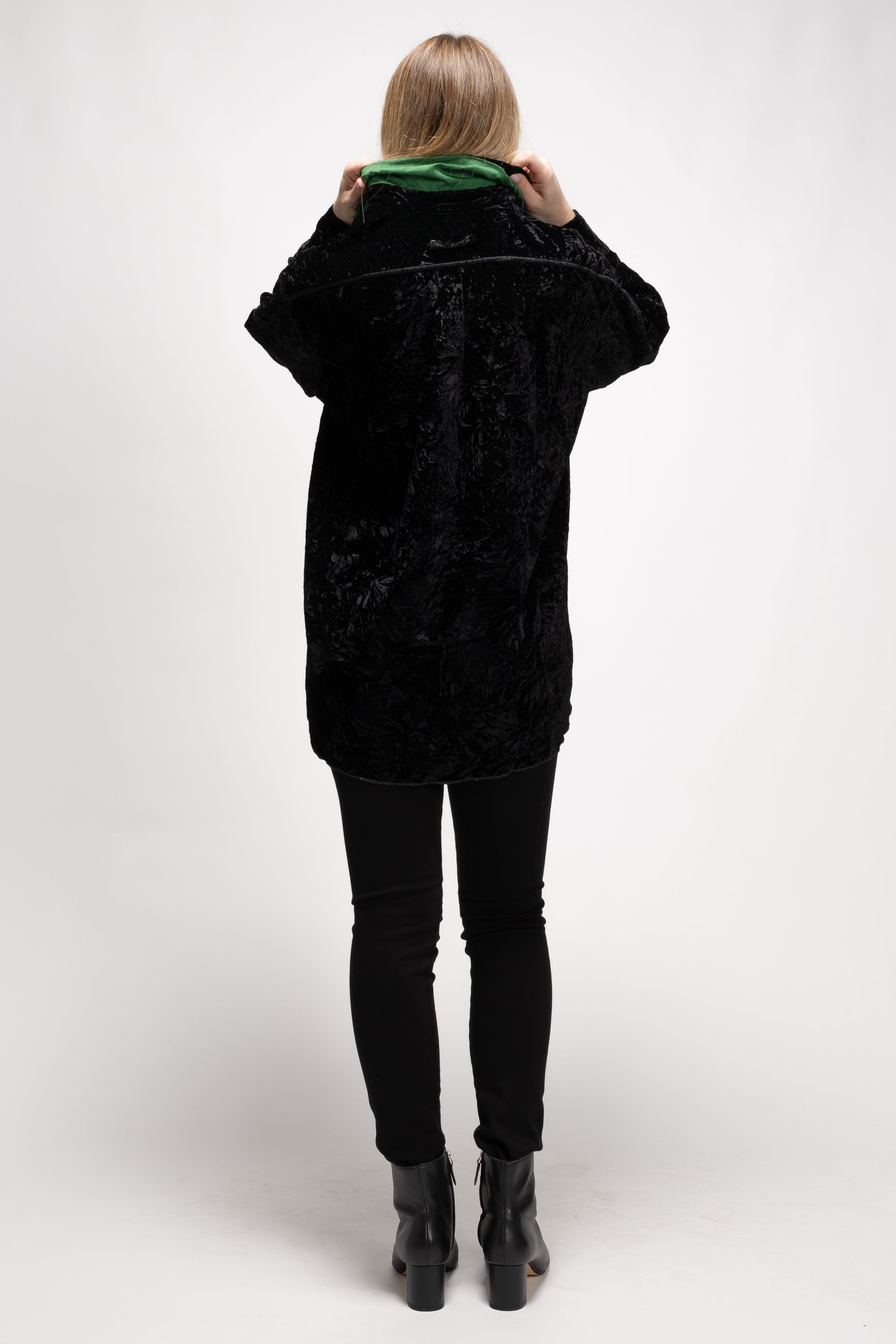 Vintage Woman Velvet Overshirt/Jacket - Autumn/Winter 1993