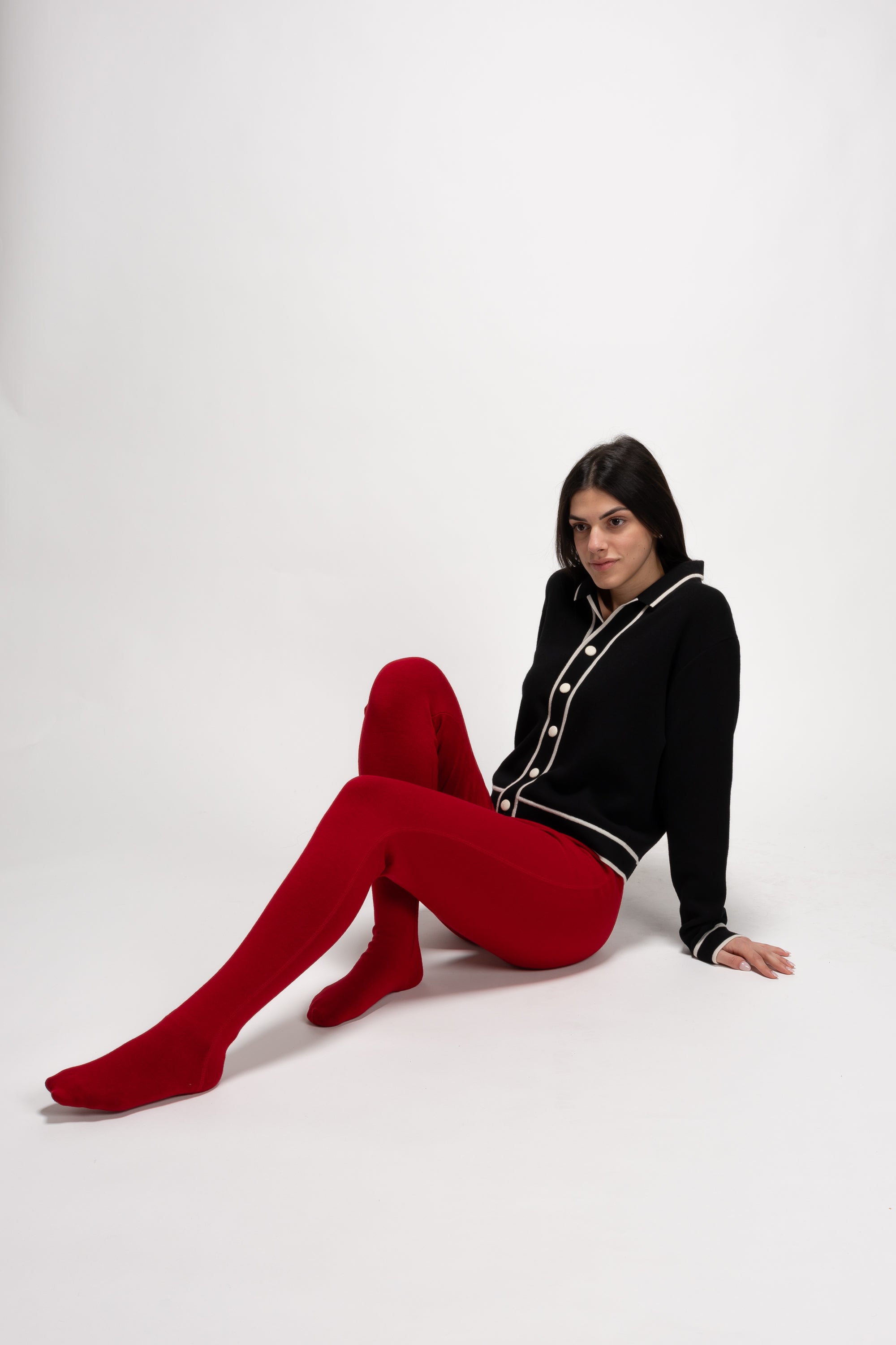 Vintage Woman Red Pants  - Autumn/Winter 1989