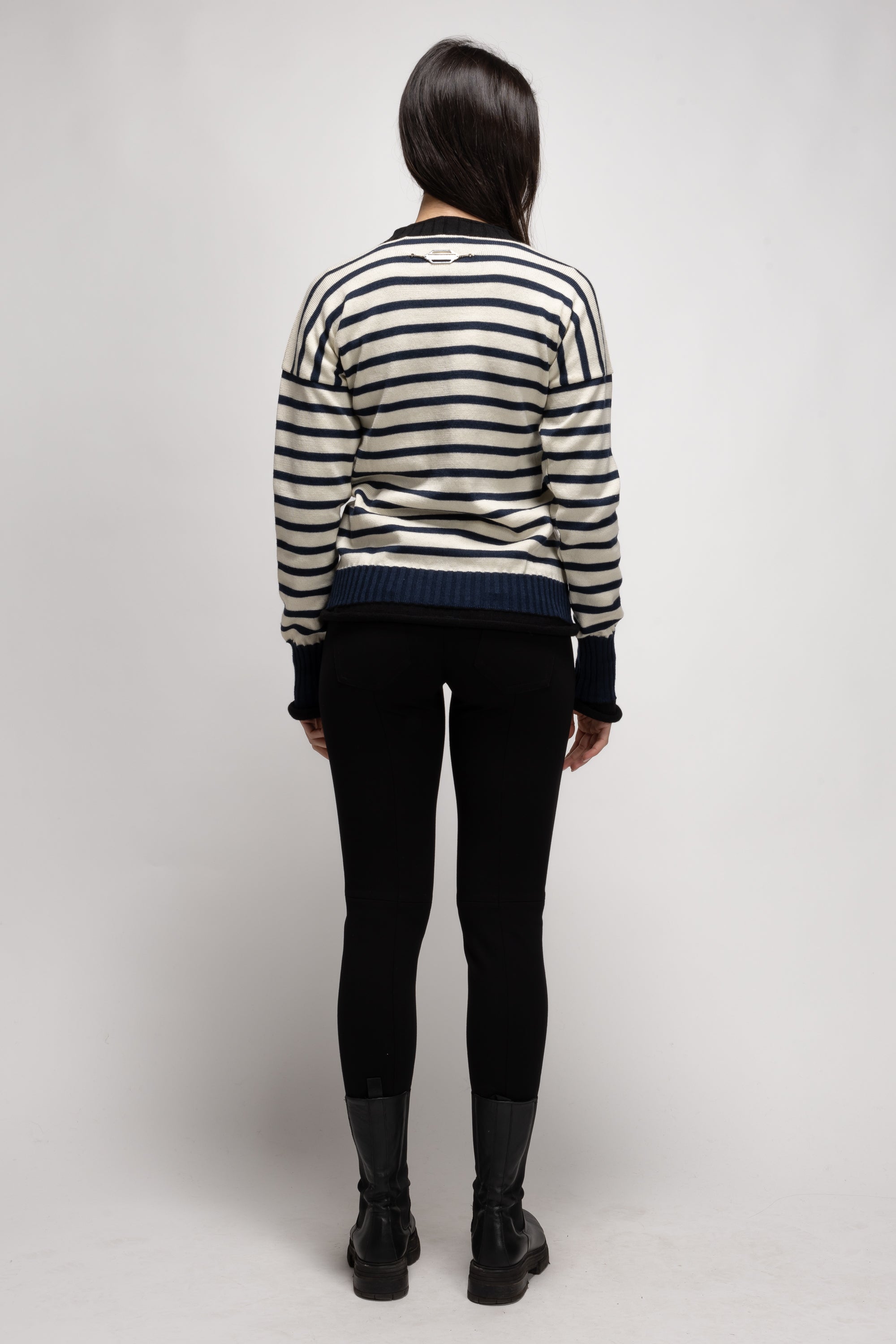 Vintage Woman Striped Knit Sweater - Autumn/Winter 1992