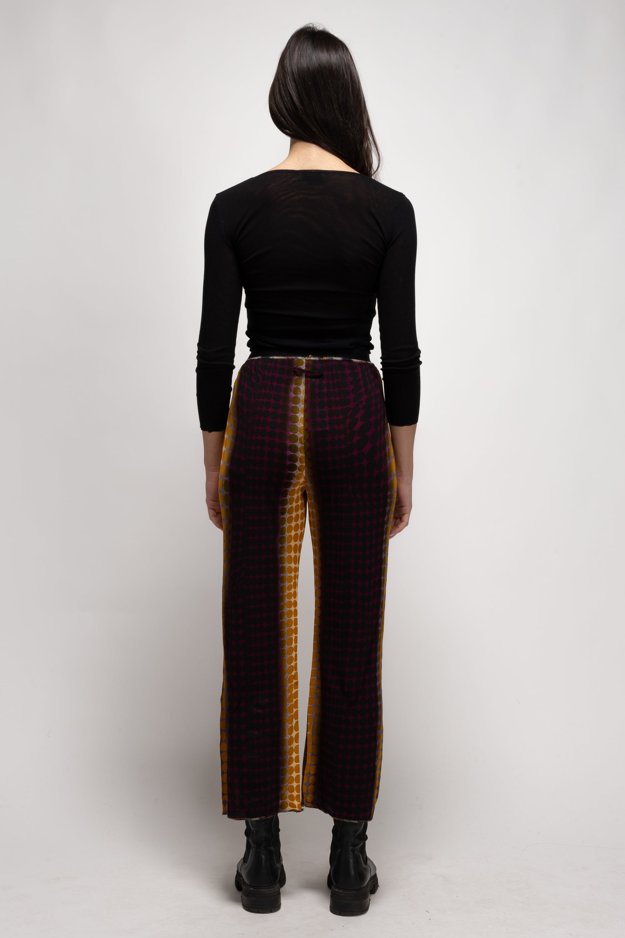 Vintage Woman Patchwork Pants  - Autumn/Winter 1995