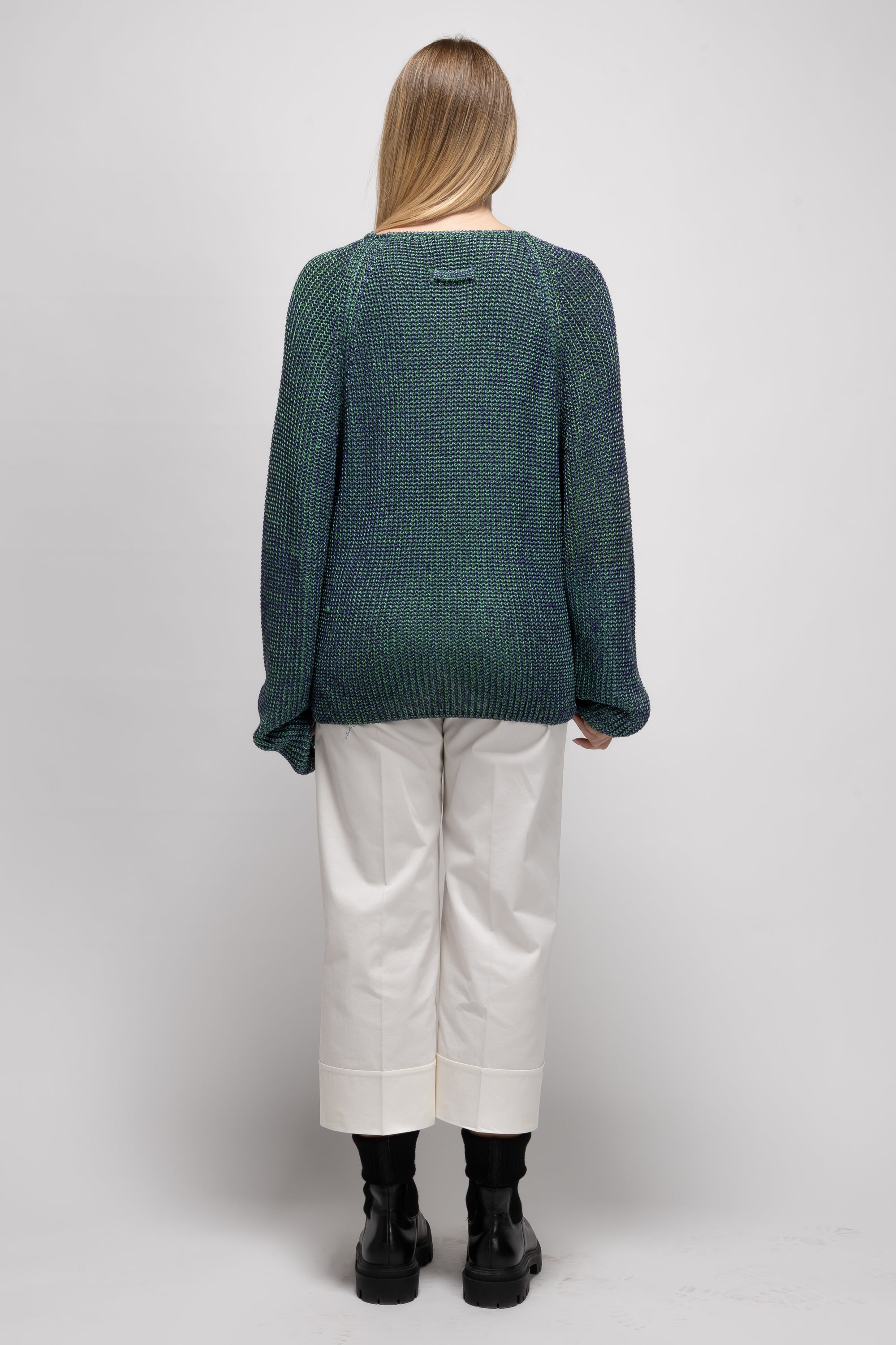 Vintage Woman Textured Knit Sweater - Spring/Summer 1985