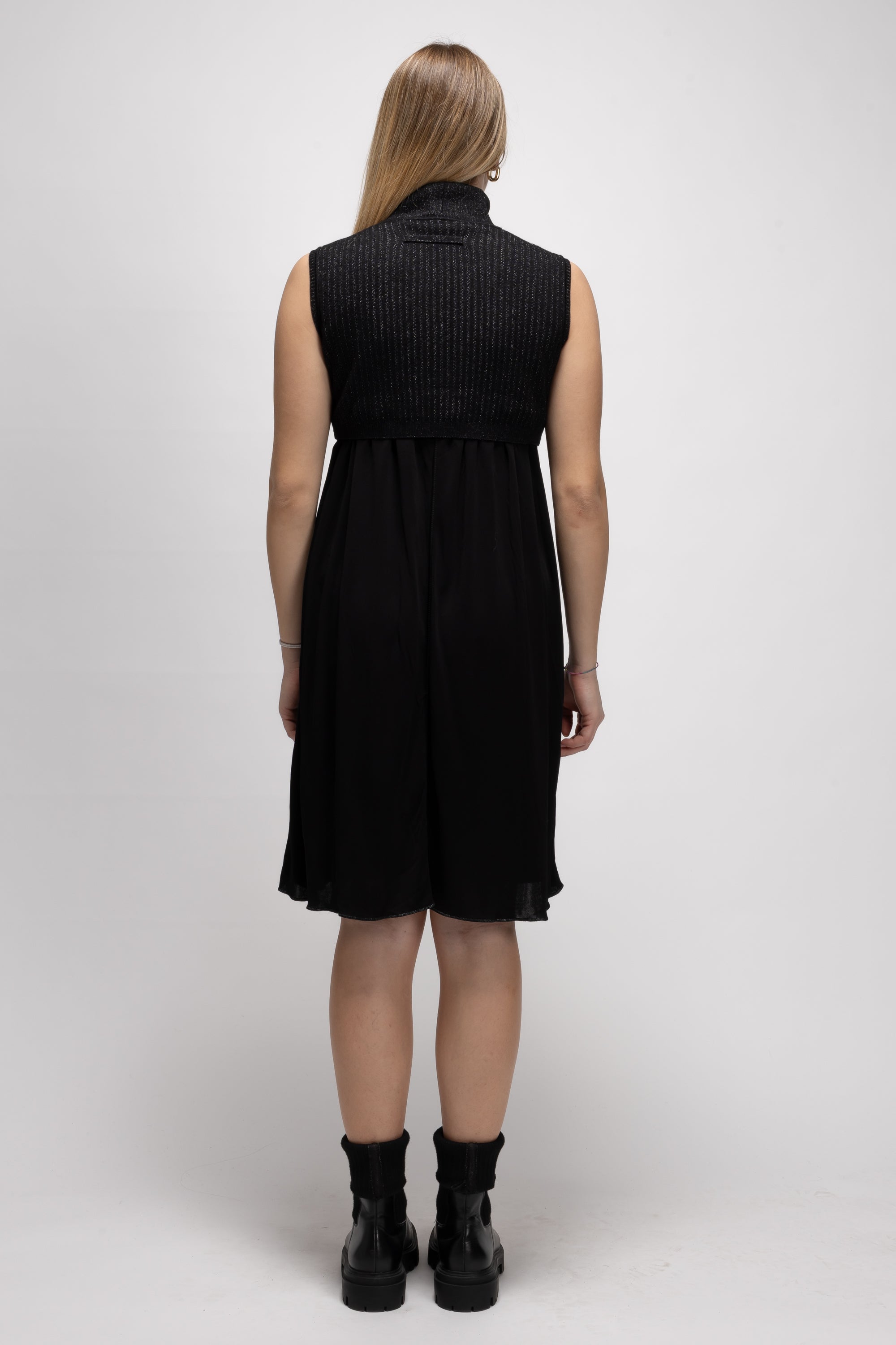 Vintage Woman Black Sleeveless Dress  - Autumn/Winter 1993