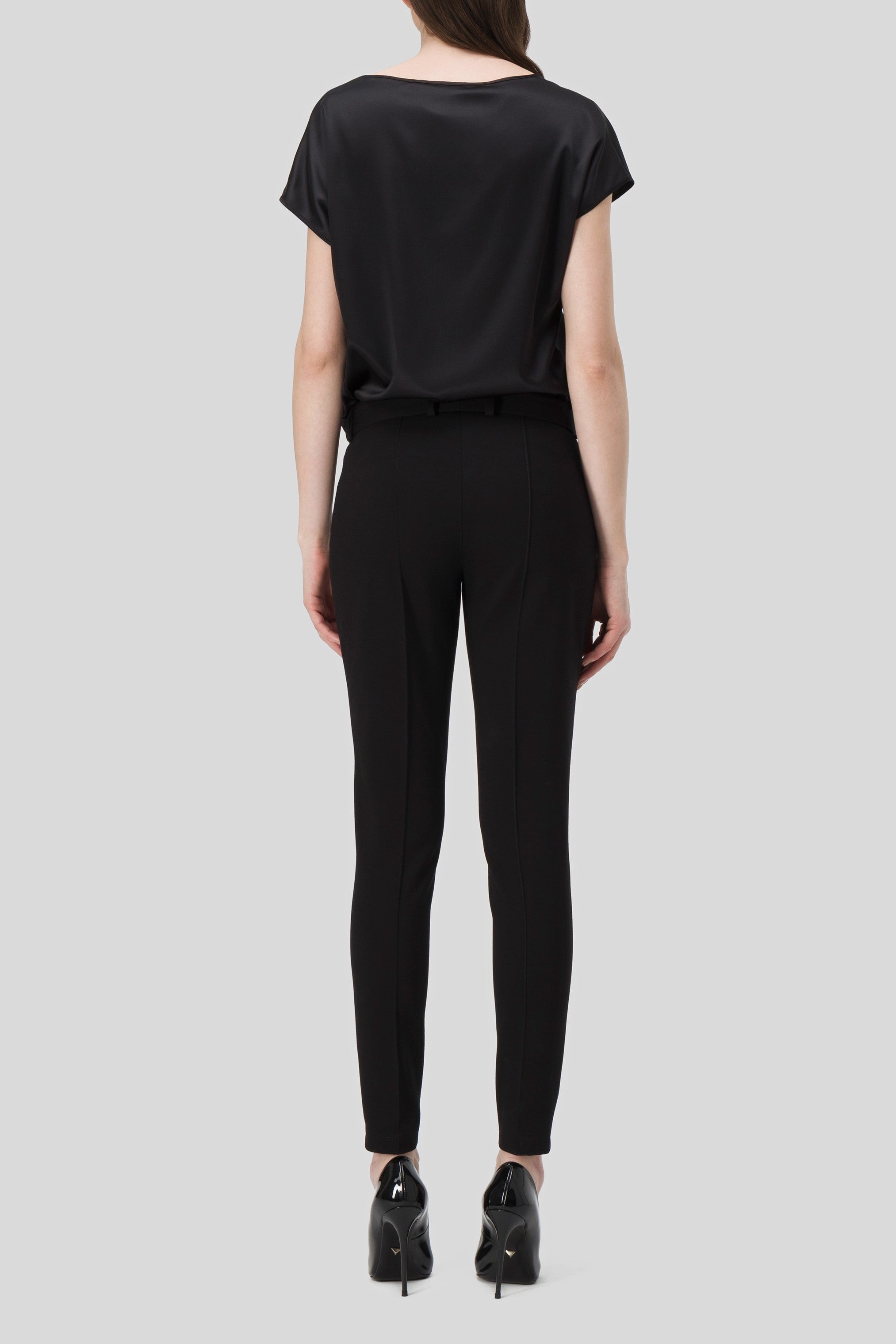 Antonio Croce Patrix Black Skinny Trousers