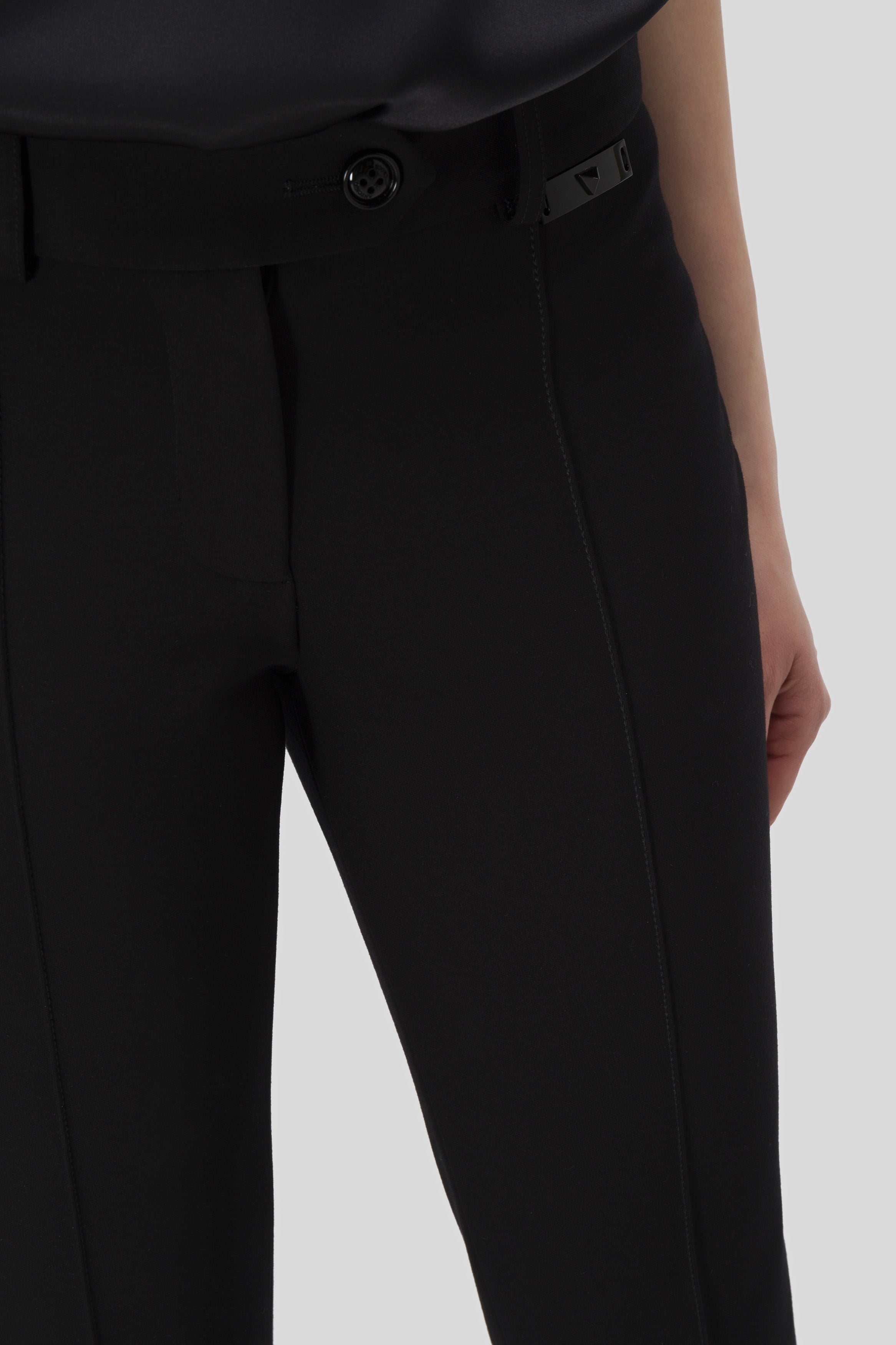 Antonio Croce Patrix Black Skinny Trousers