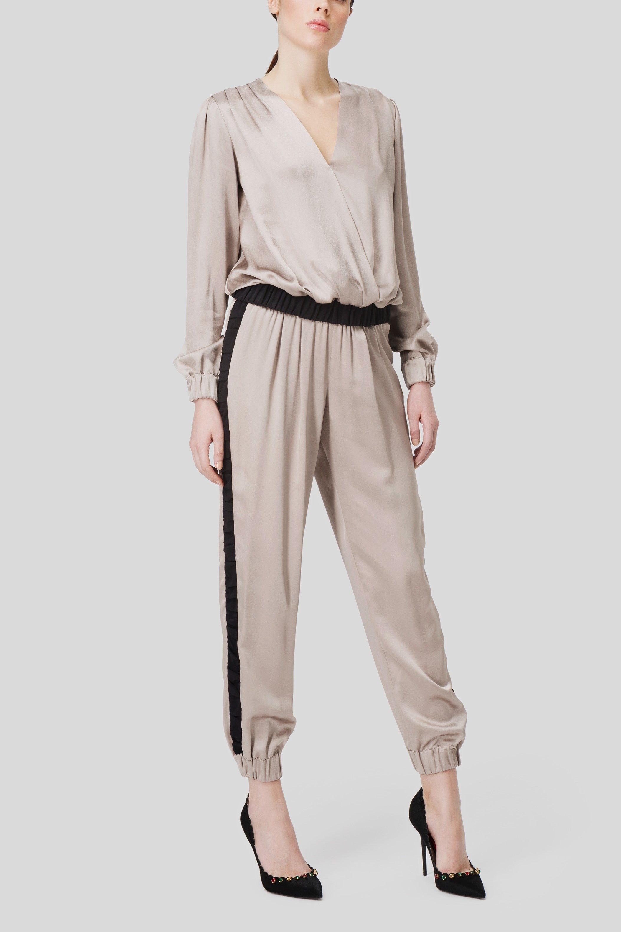 Antonio Croce Phyllis Side Stripe Trousers