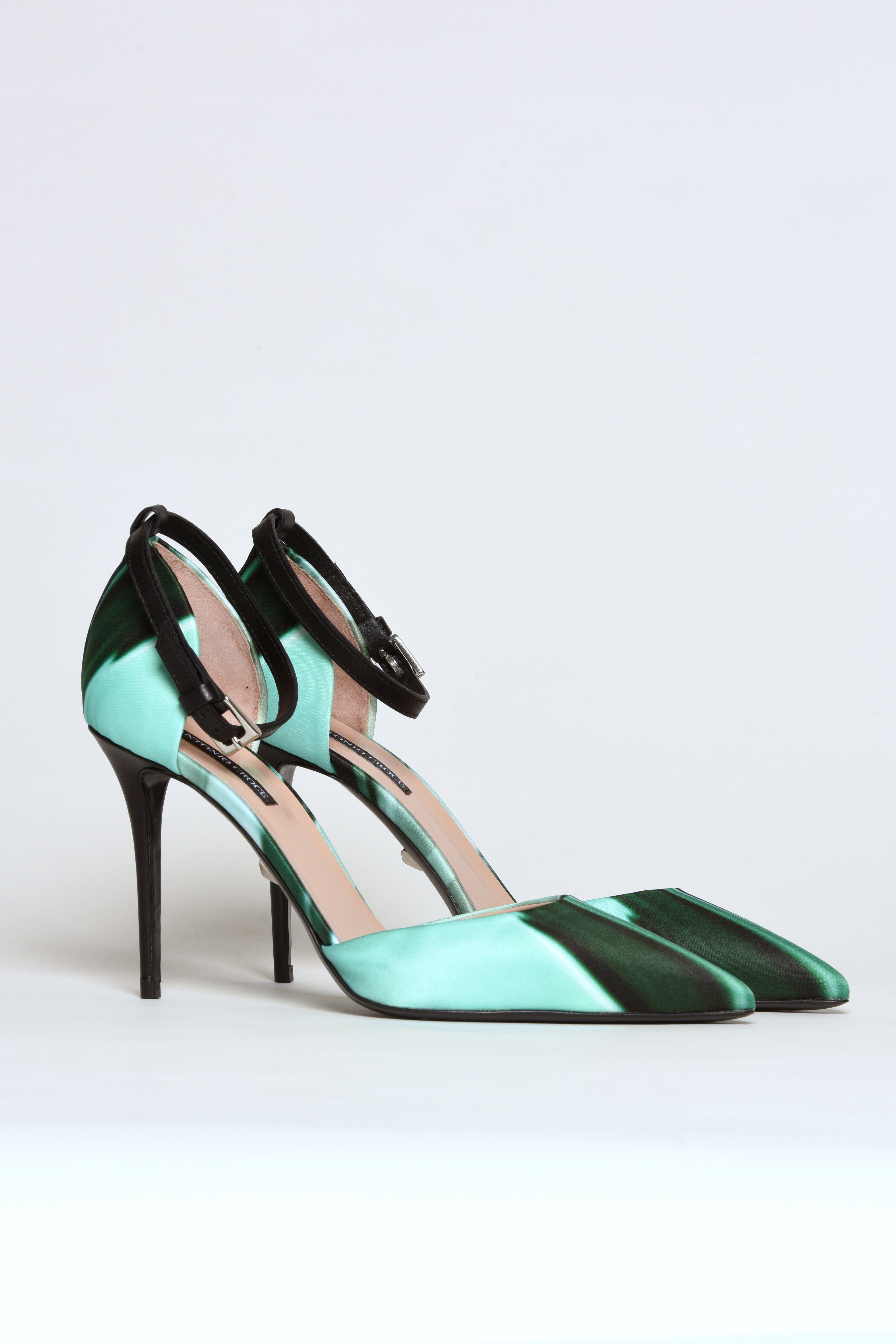 Antonio Croce Tie-Dye Ankle Strap Pumps