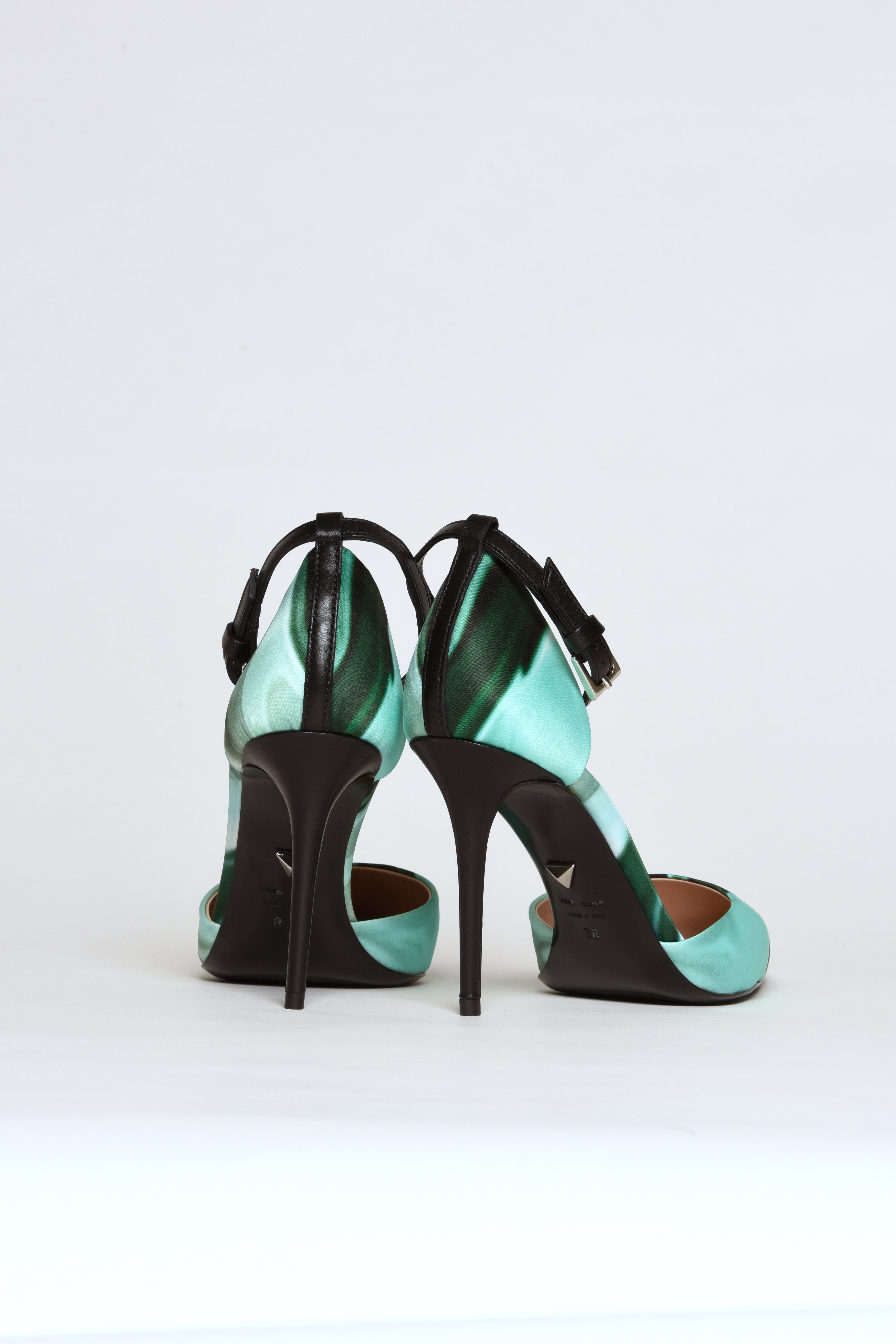 Antonio Croce Tie-Dye Ankle Strap Pumps